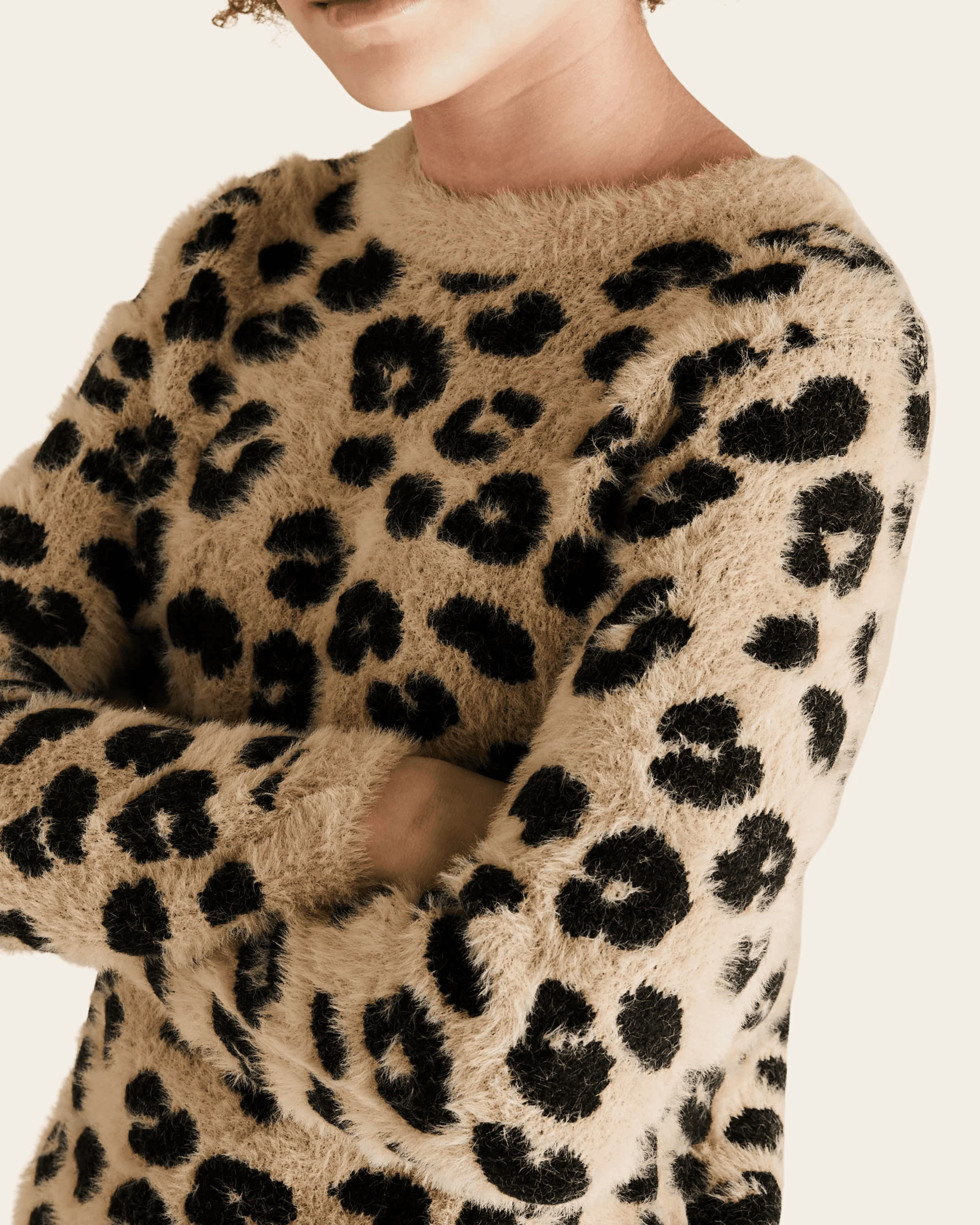 🐆 Wild Touch Fluffy Jumper