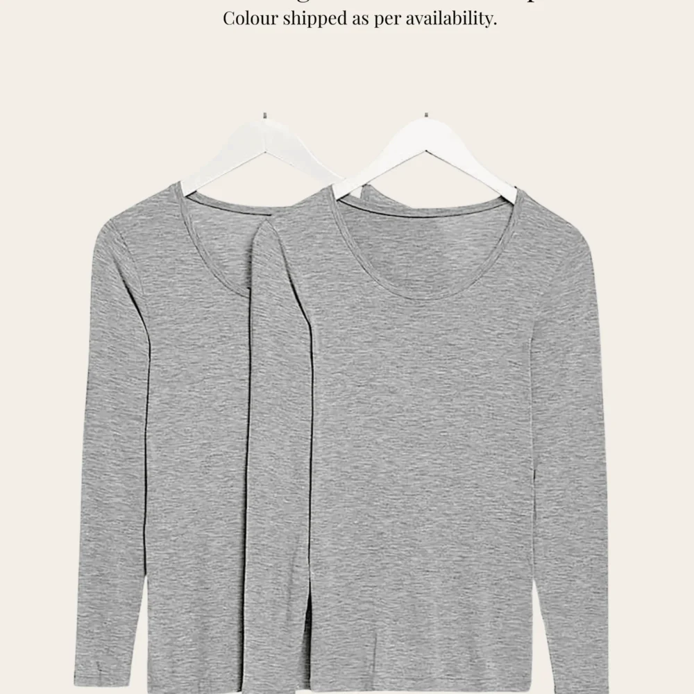 SoftWarm Scoop Neck Thermals – Pack of 2