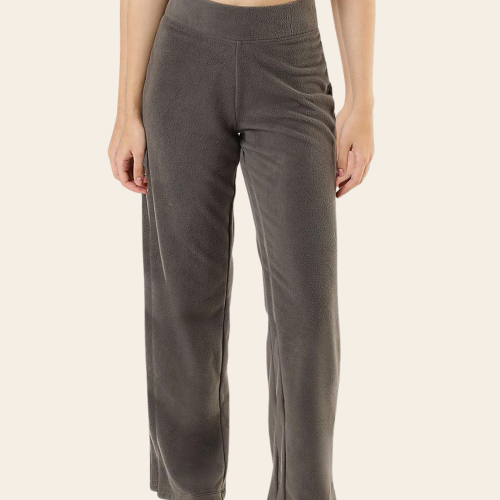 Taupe Fleece Lounge Bottoms