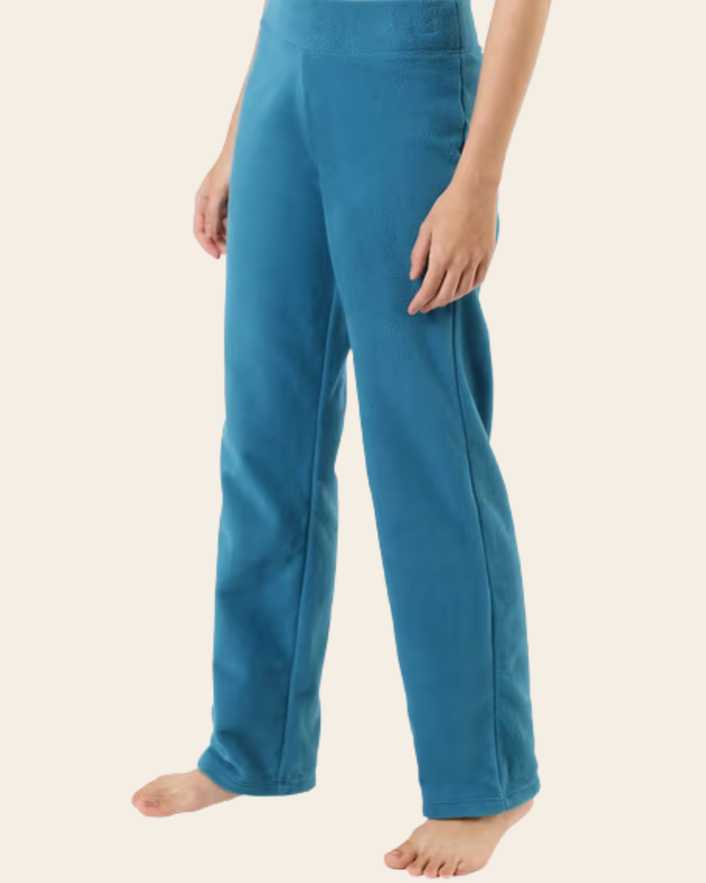 9a Teal Fleece Lounge Bottoms