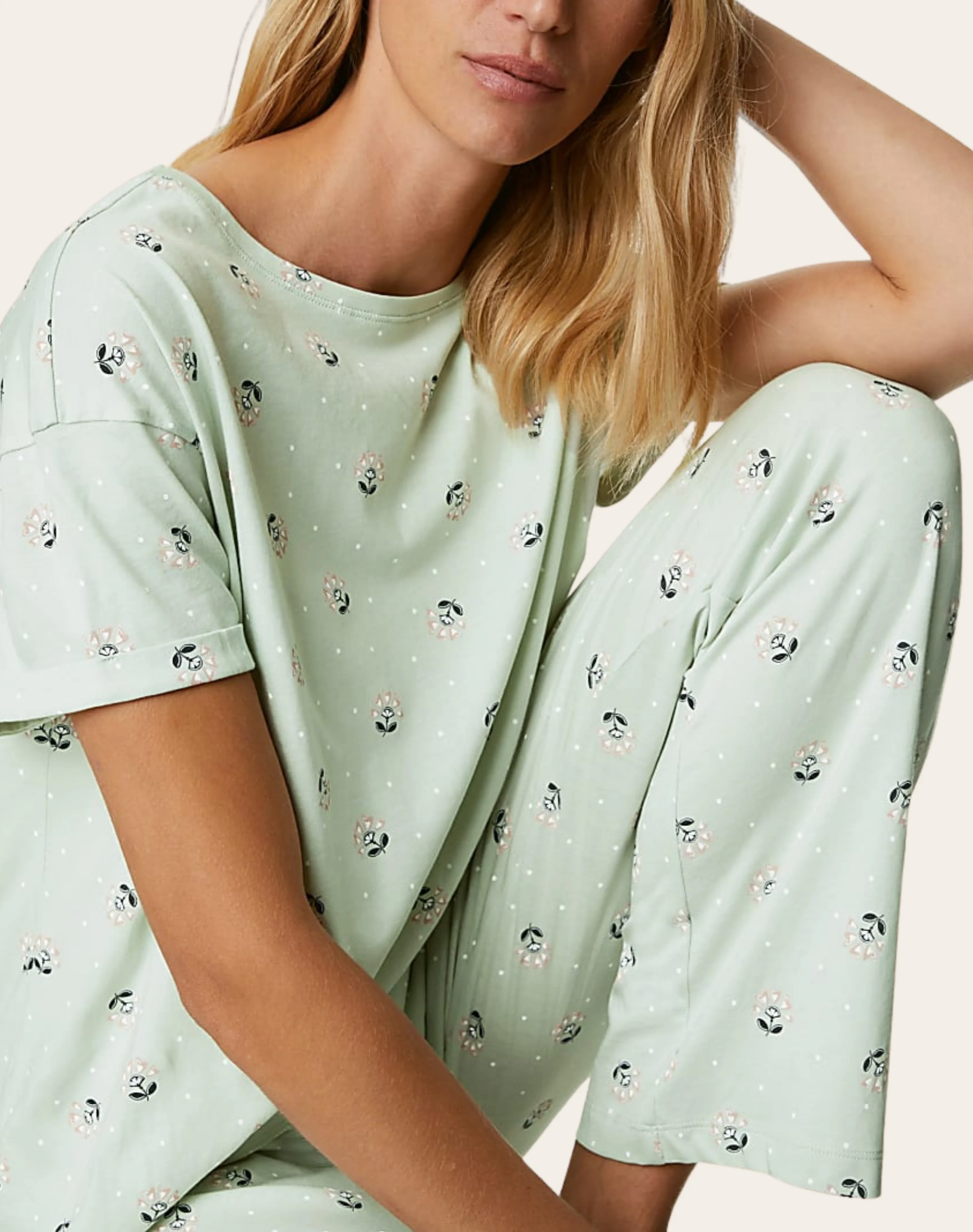 Sage Bloom Comfort Set