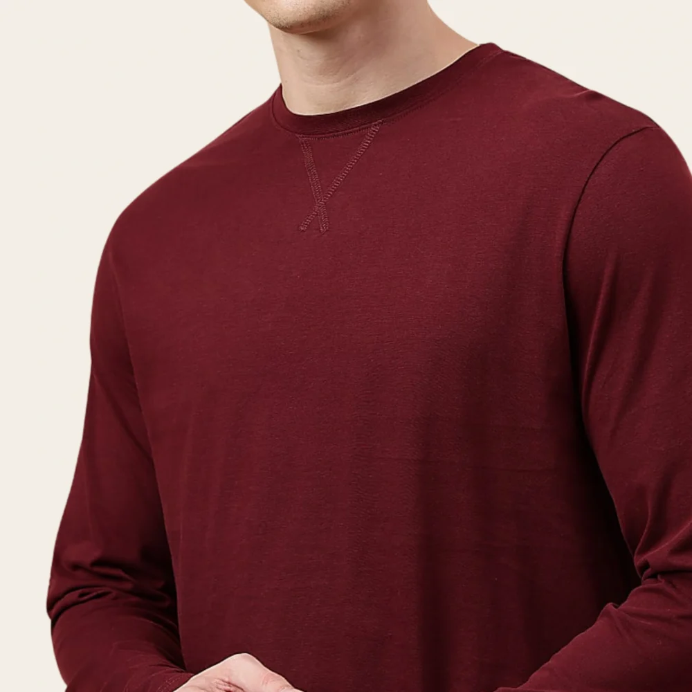 Burgundy Plaid Pyjama Set