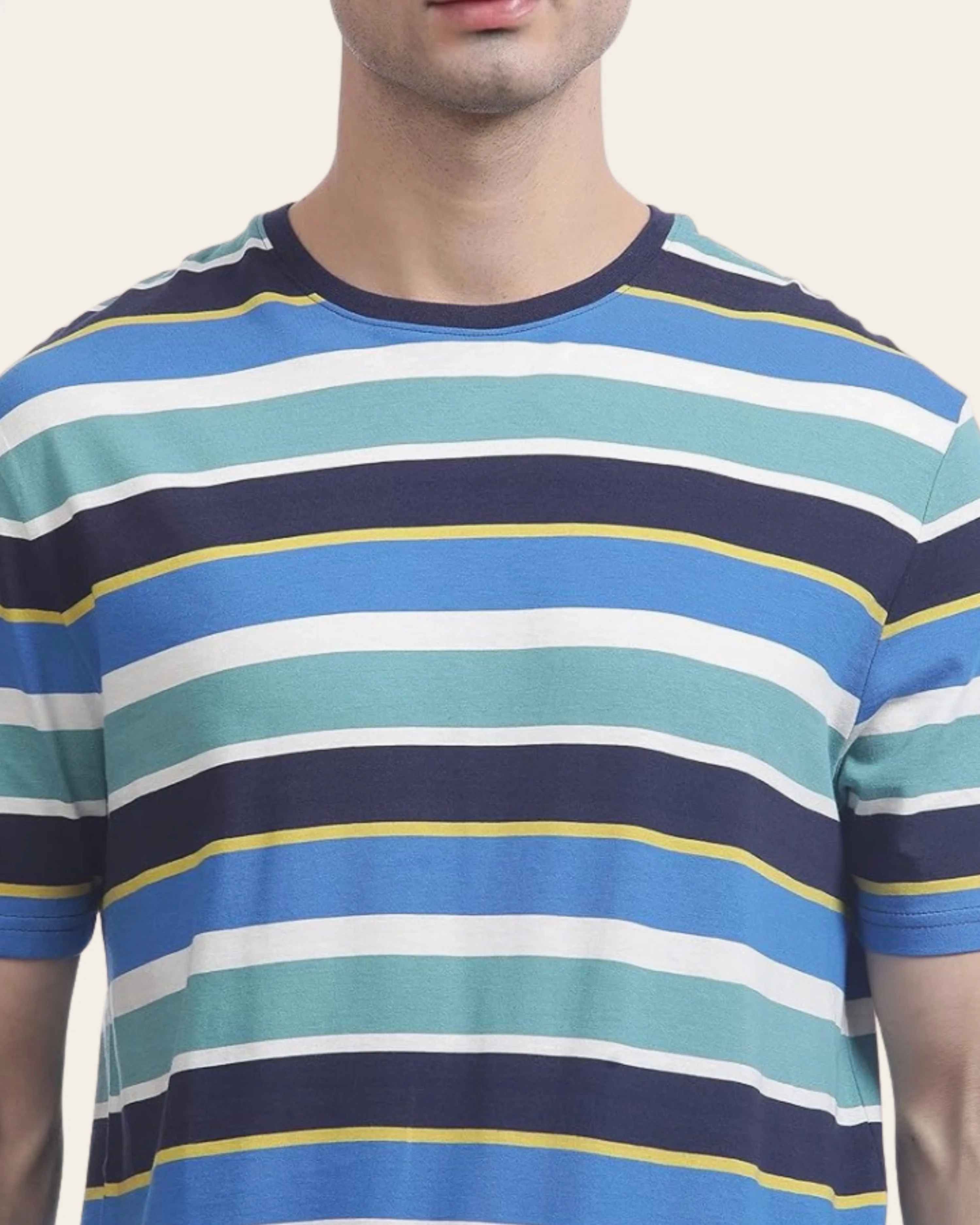 Ocean Stripe Short Set