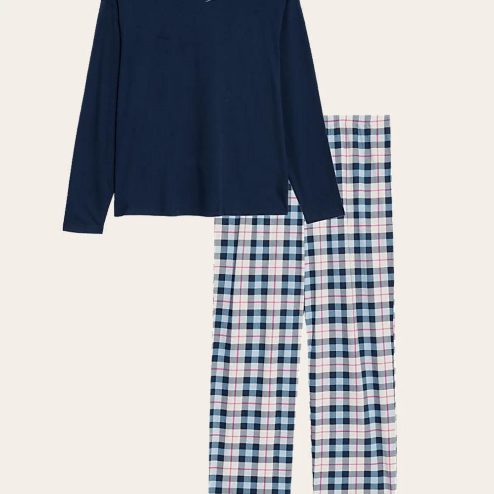 Navy Timeless Checks