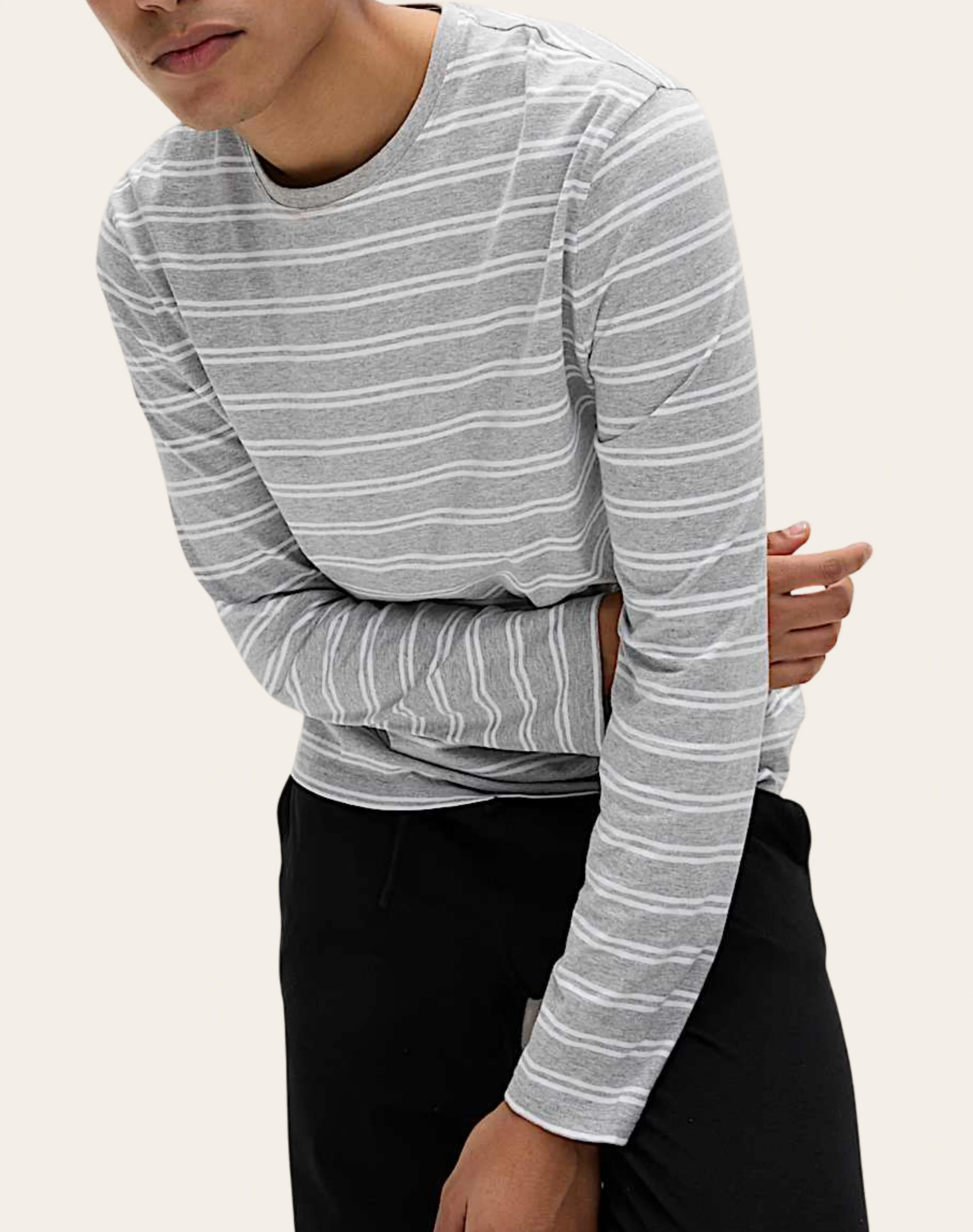 Ash Stripe Pyjama Set