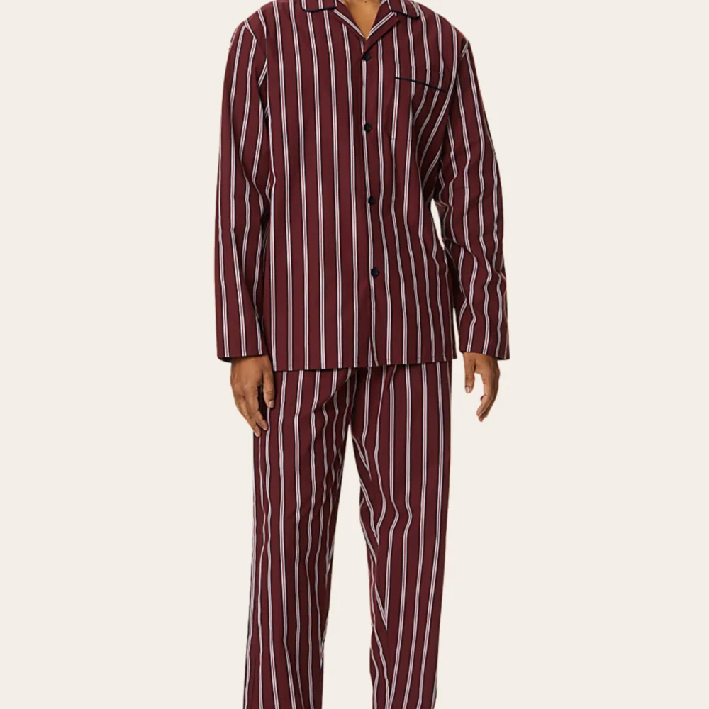 Crimson Column Buttoned Set