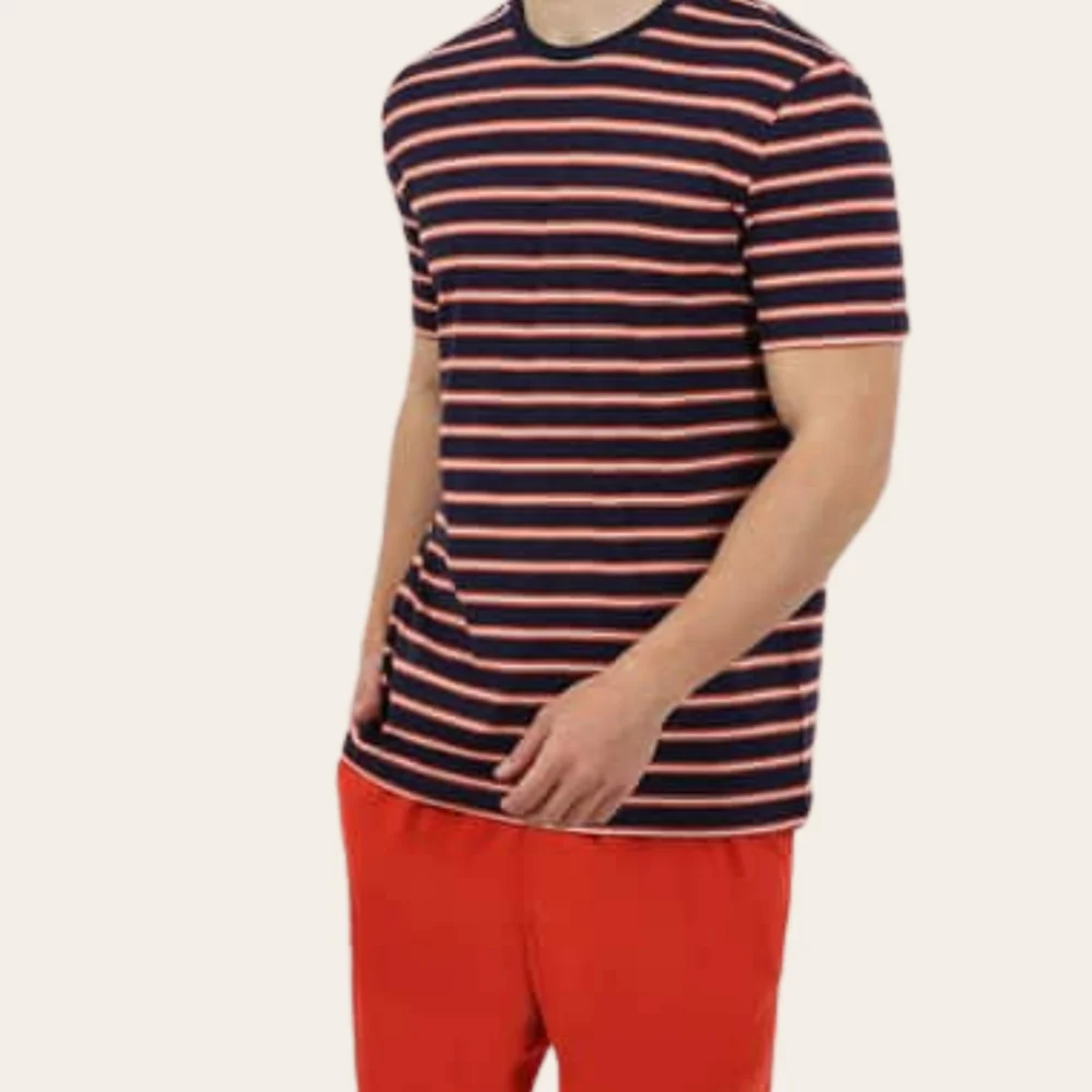 Sunset Stripe Shorts Set