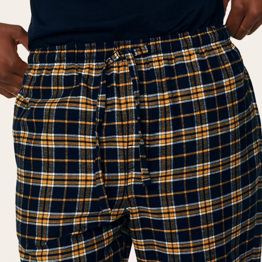 Midnight Mustard Tartan Set