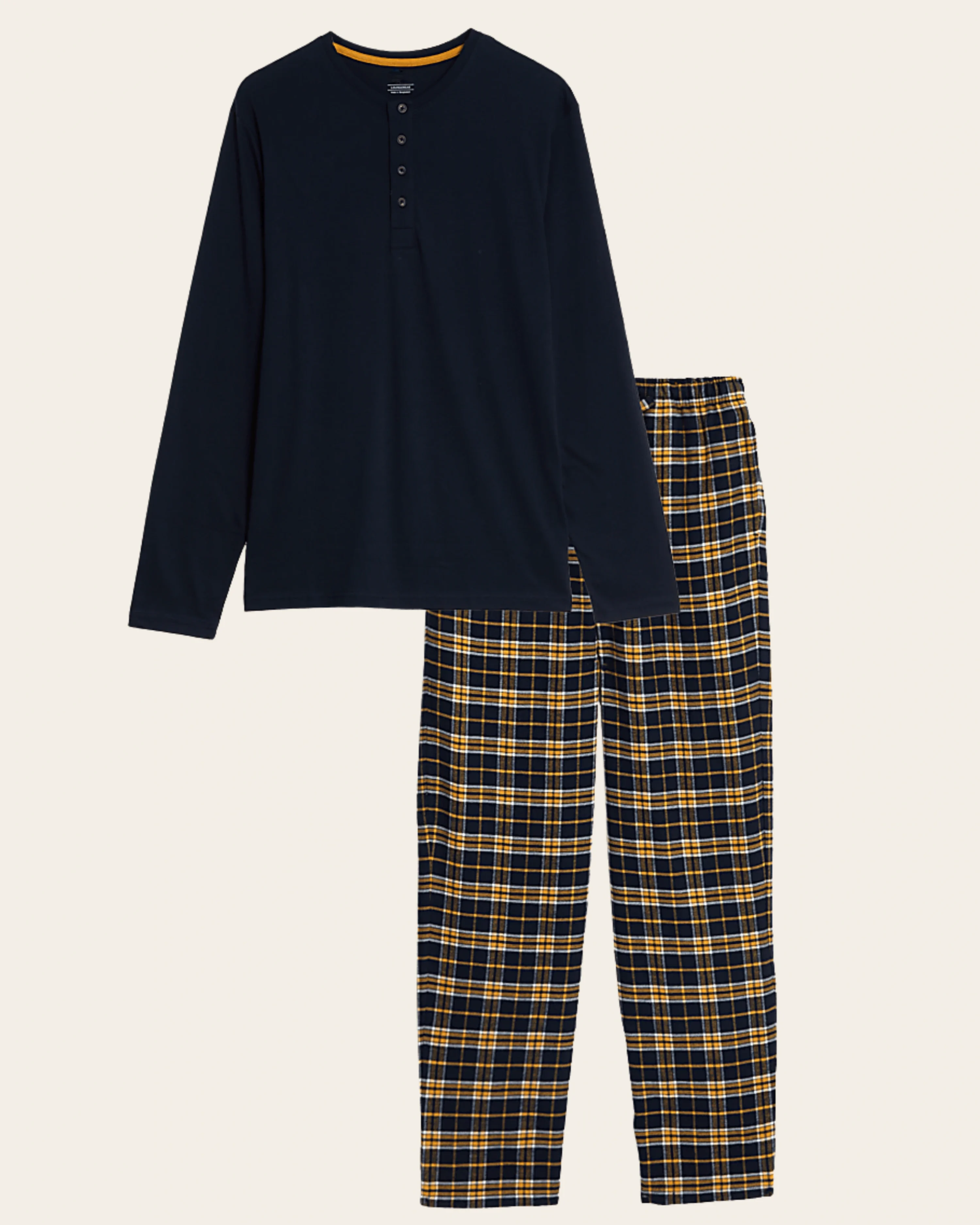 Midnight Mustard Tartan Set
