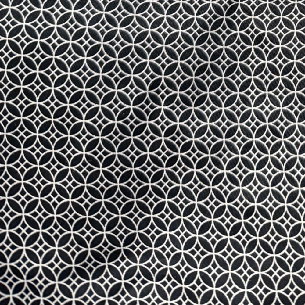 Noir Lattice Luxe Buttoned Set