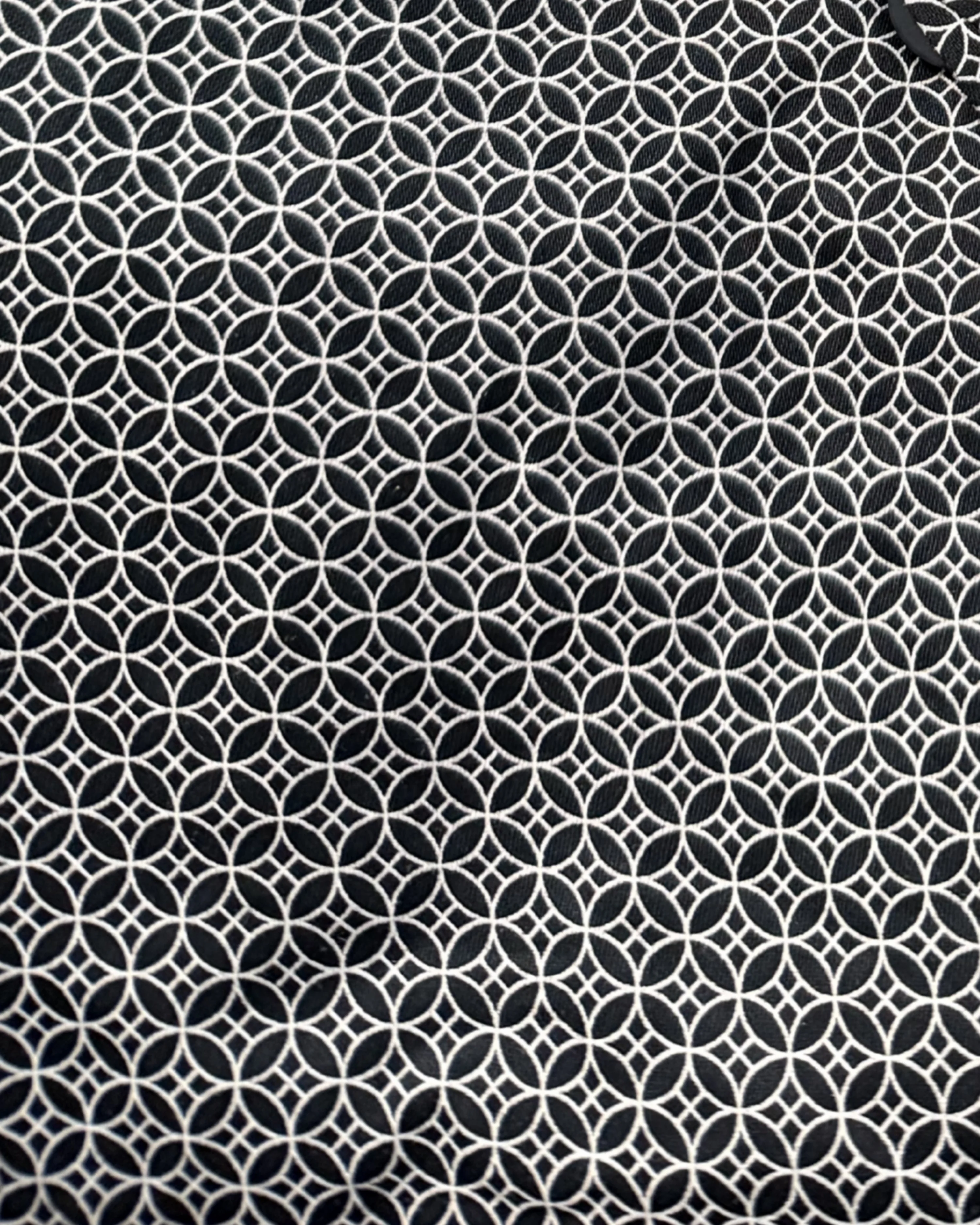 Noir Lattice Luxe Buttoned Set