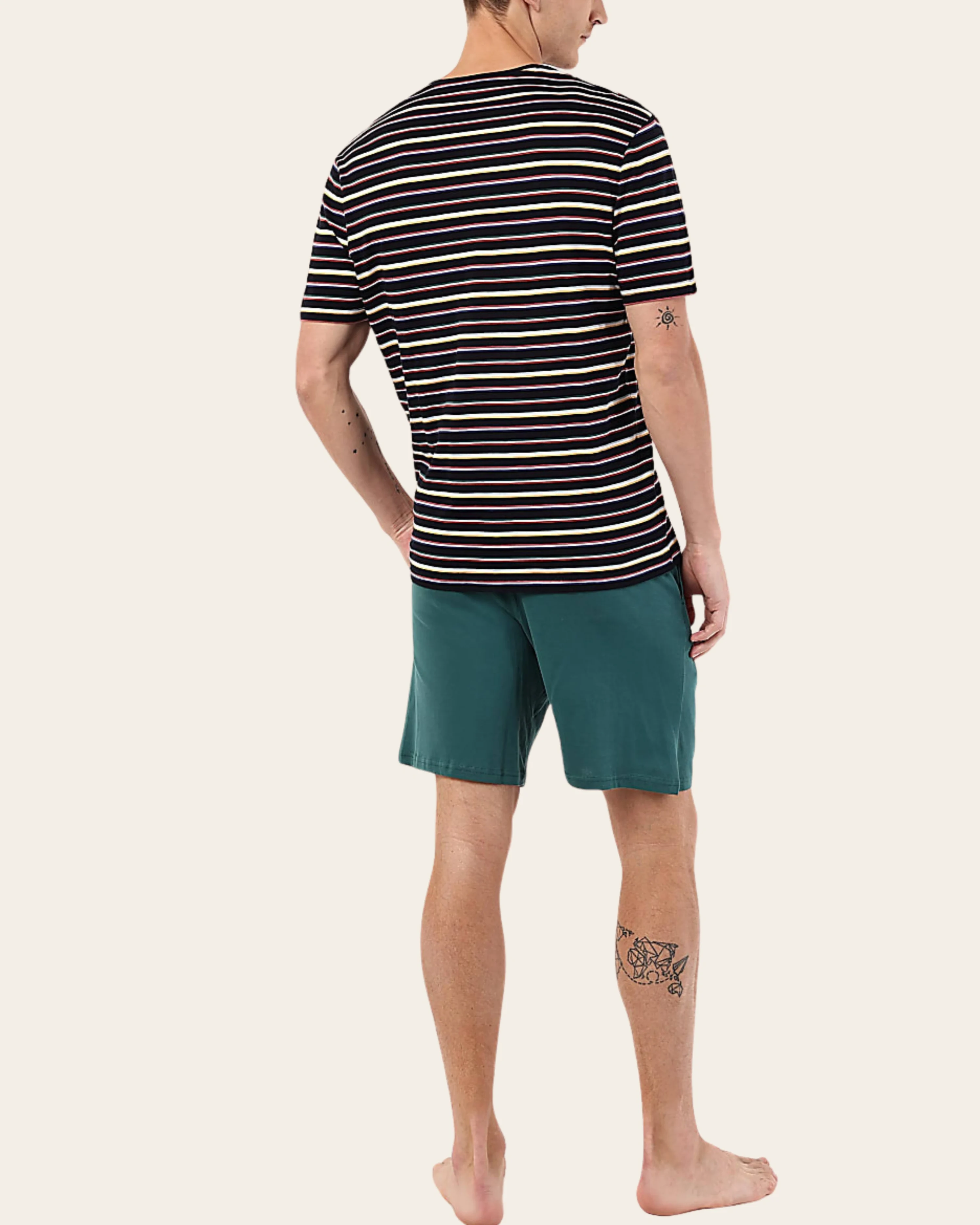 Forest Line Shorts Set