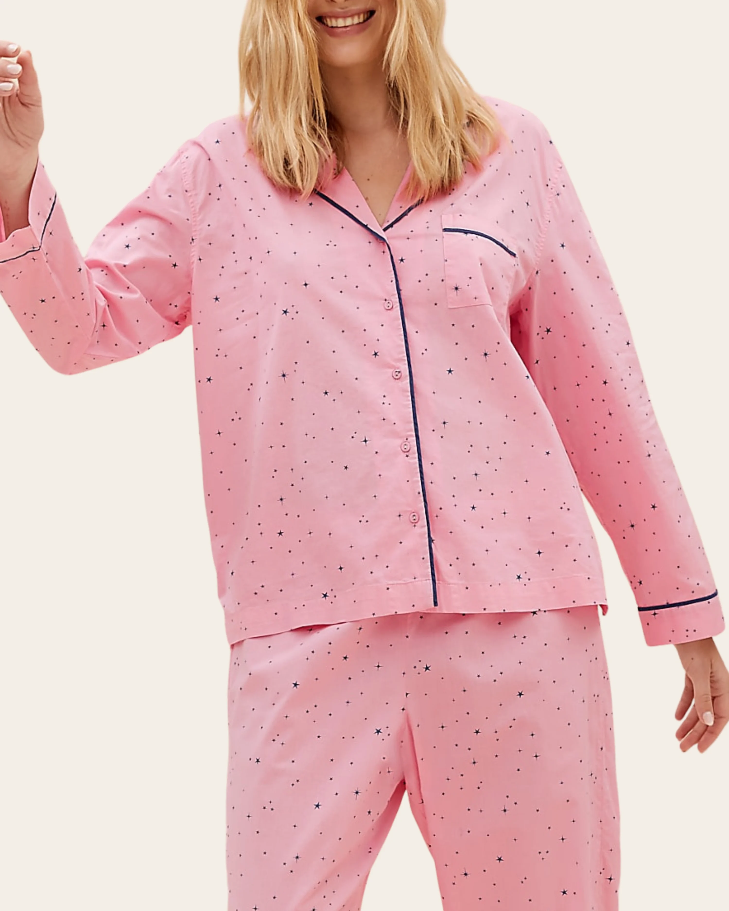 Pink Stardust Nightsuit