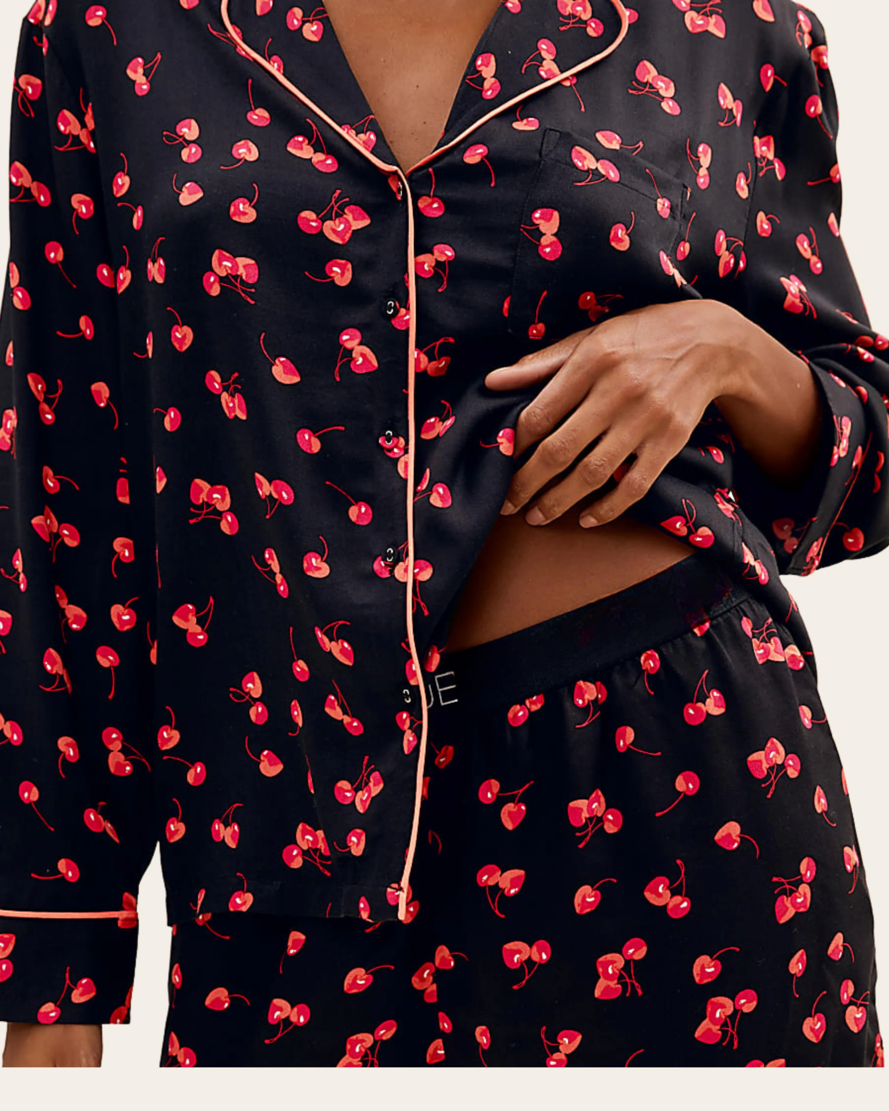 Cherry Noir Viscose Set