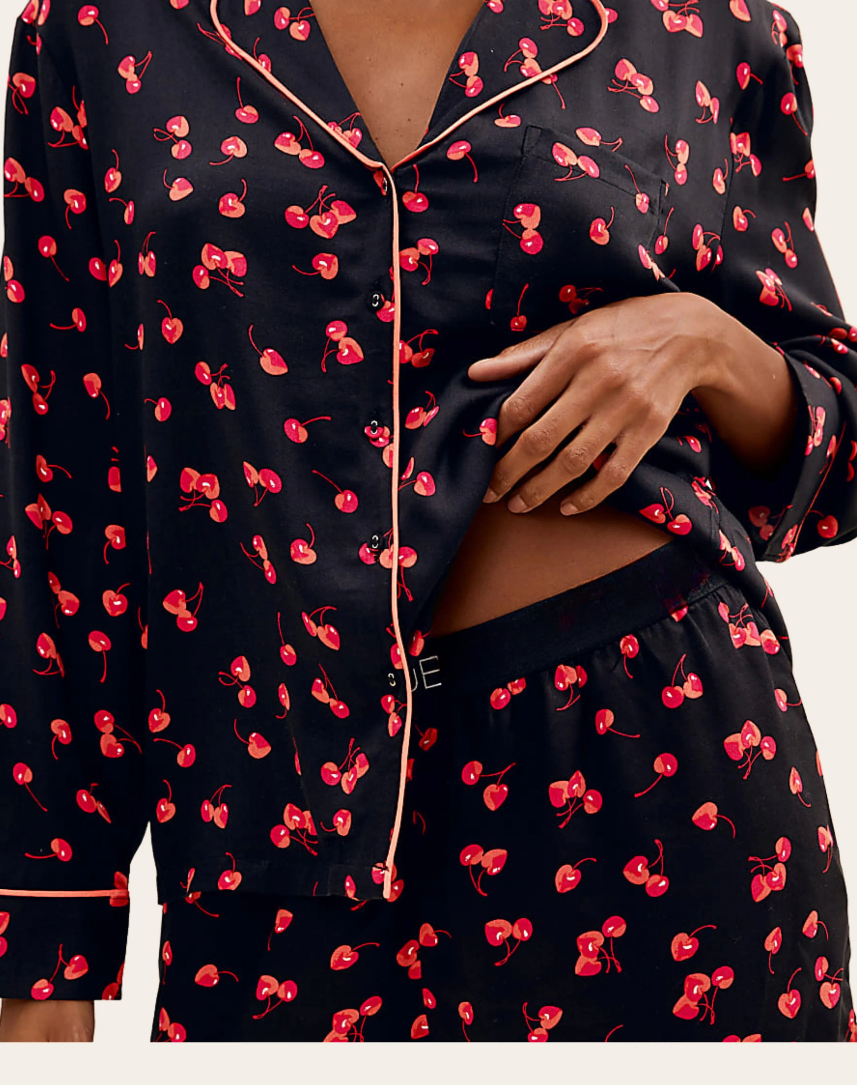 Cherry Noir Viscose Set