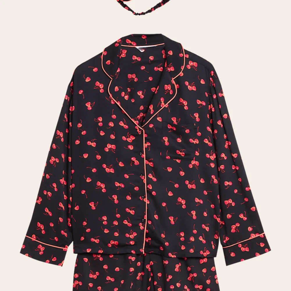 Cherry Noir Viscose Set
