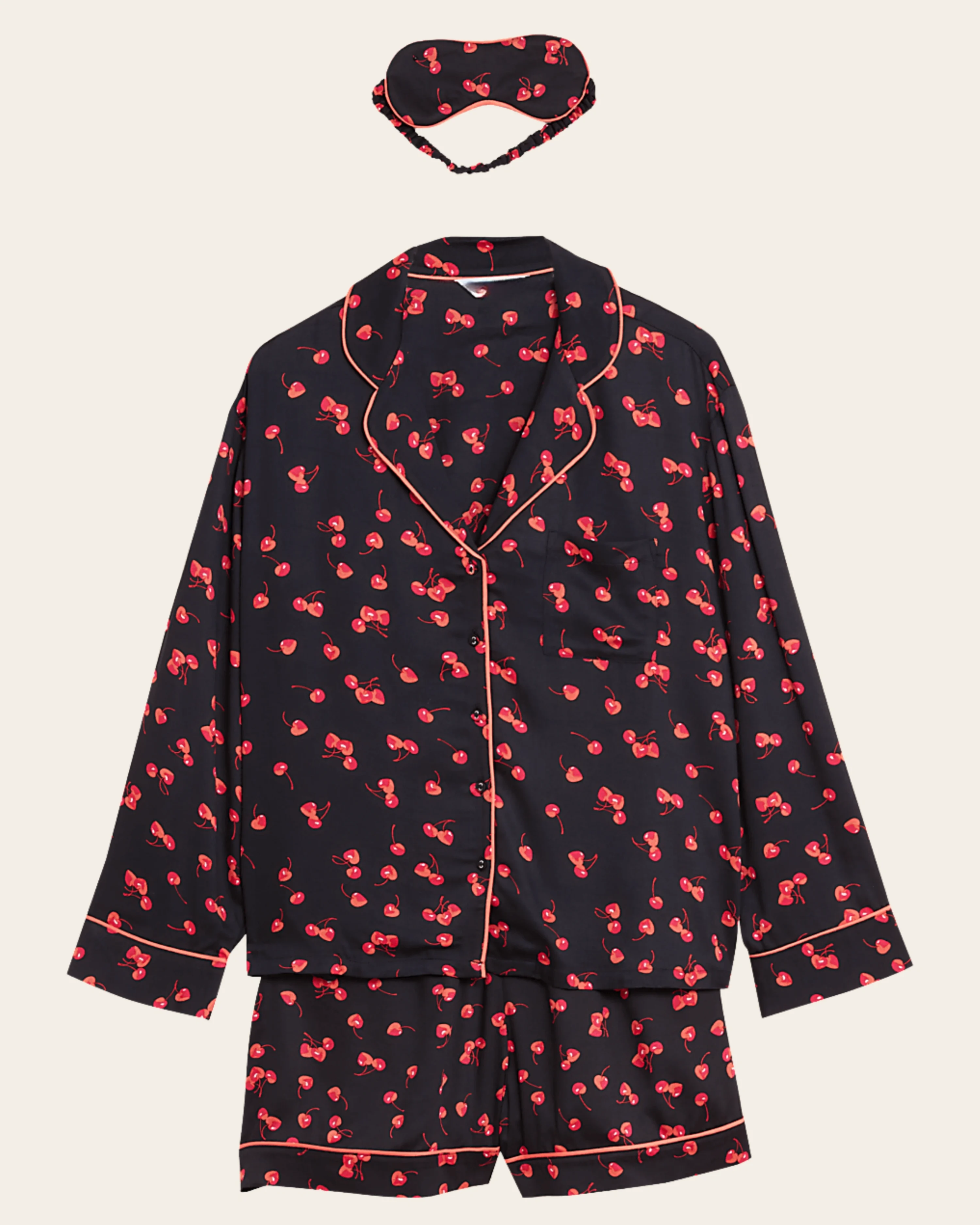 Cherry Noir Viscose Set