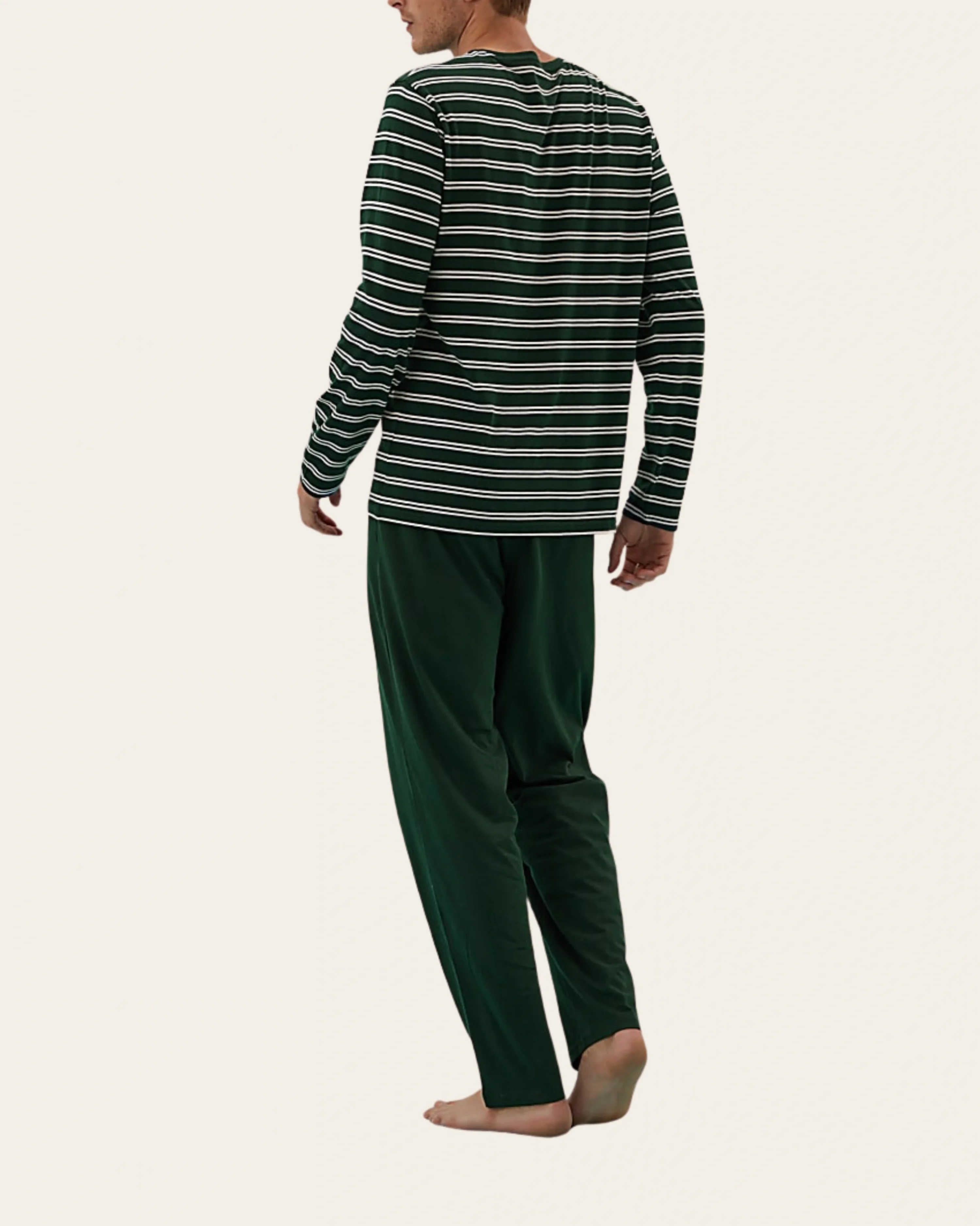 Evergreen Stripe Lounge Set