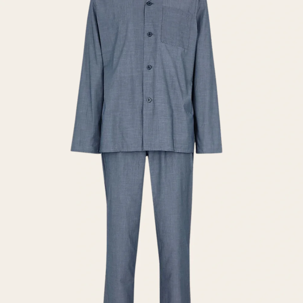 Chambray Geo Buttoned Set