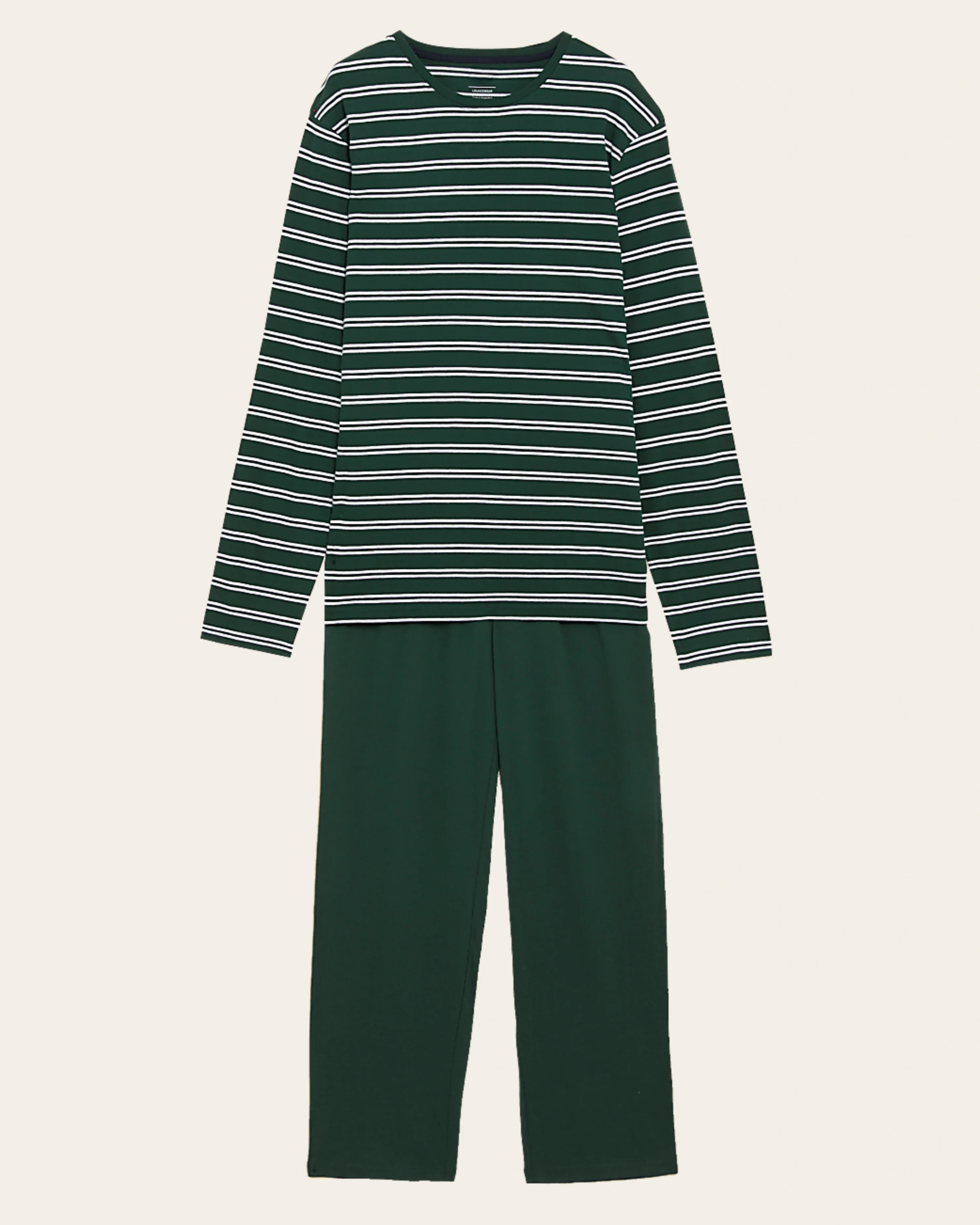 Evergreen Stripe Lounge Set