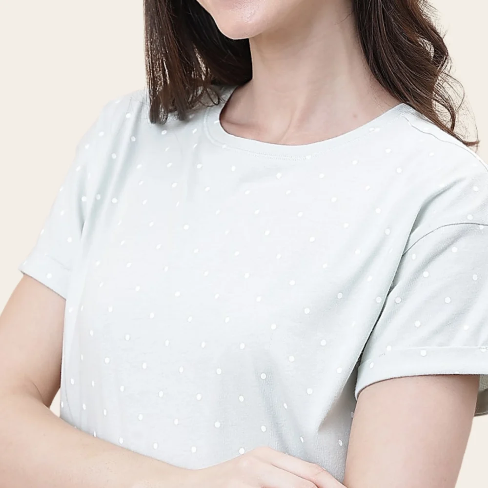 Mint Polka Comfort Set