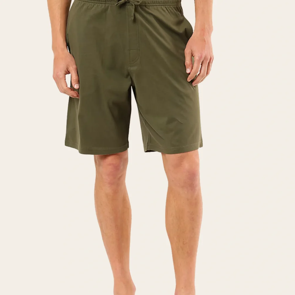 Olive Navy Contrast Short Set