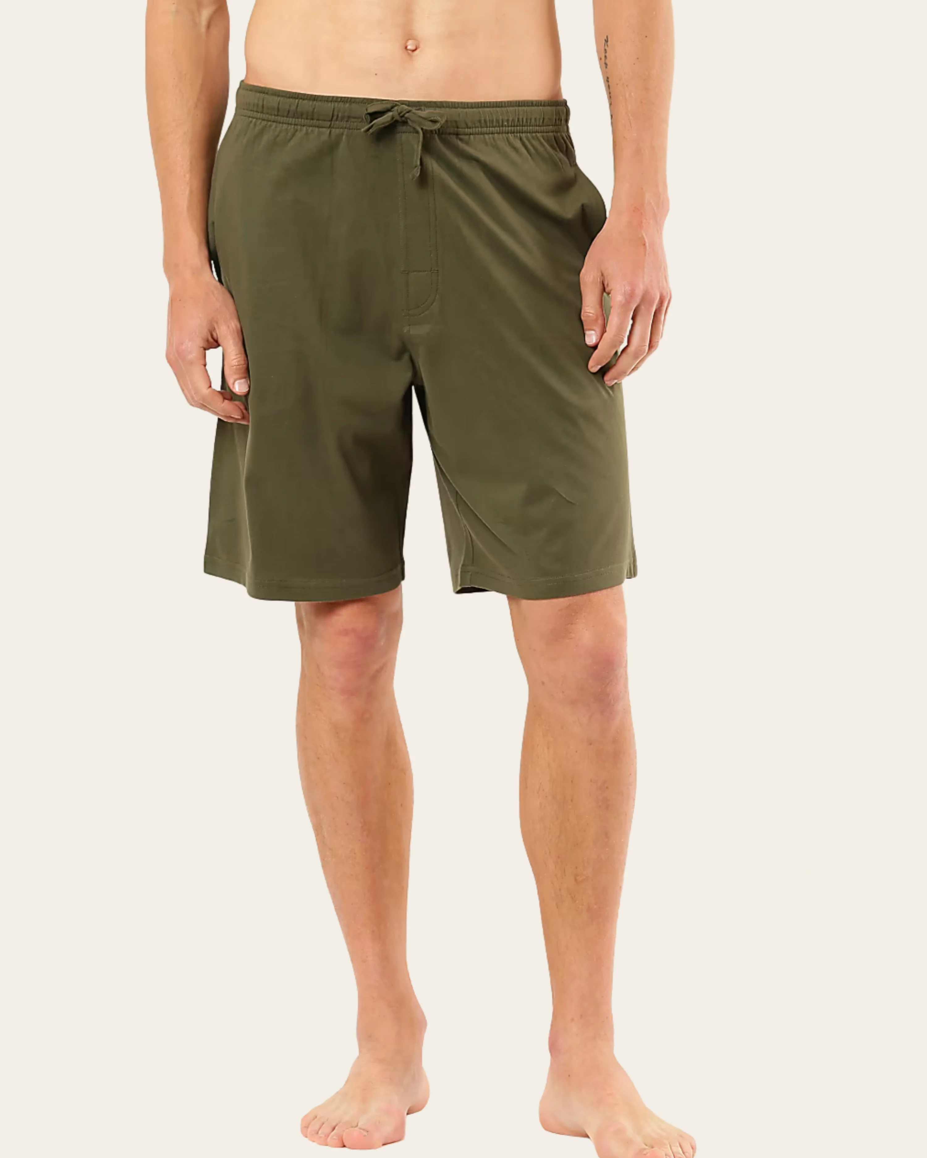 Olive Navy Contrast Short Set
