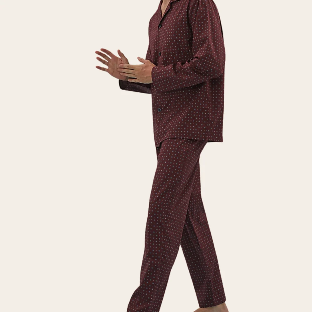 Wine Ember Buttoned Set