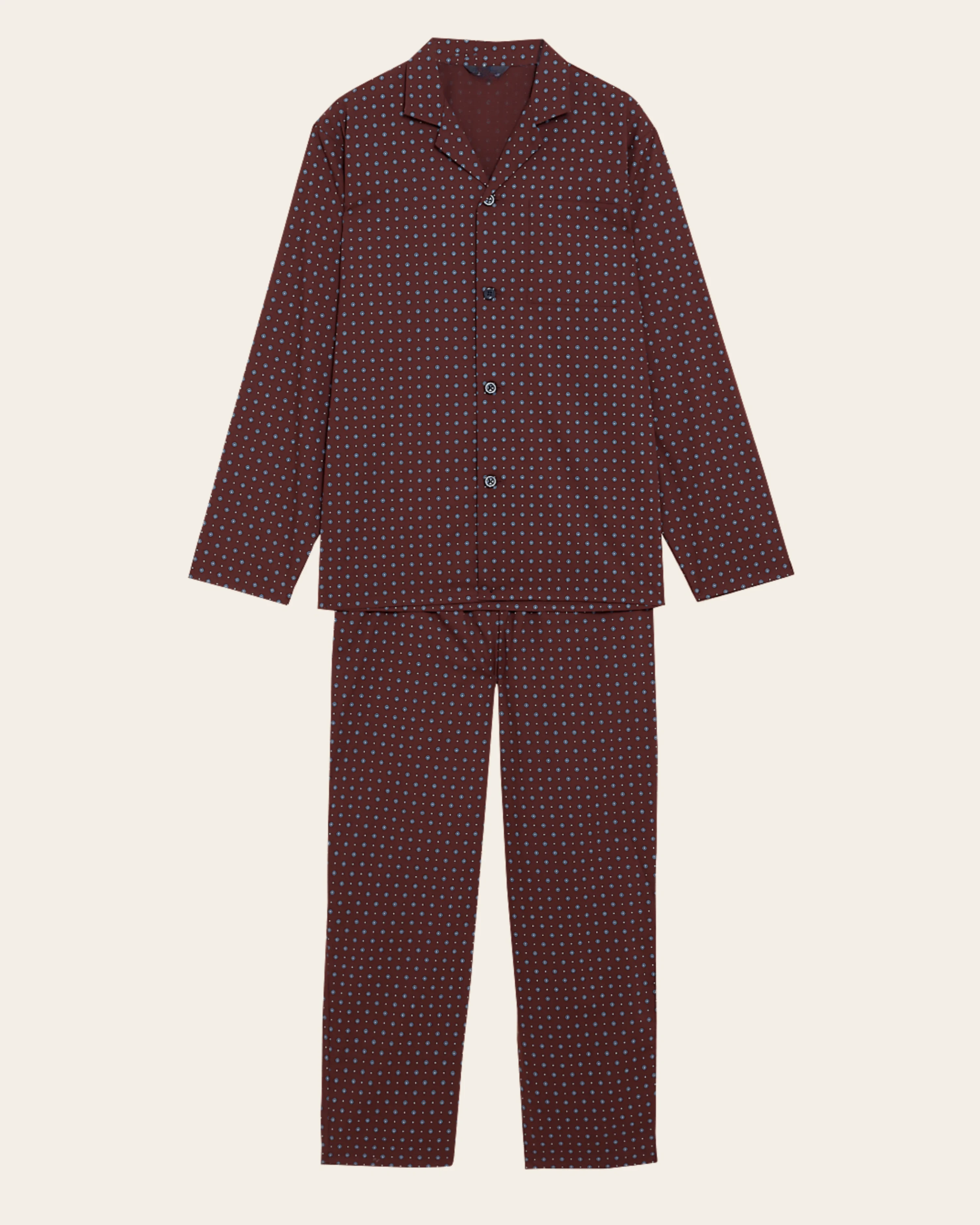 Wine Ember Buttoned Set