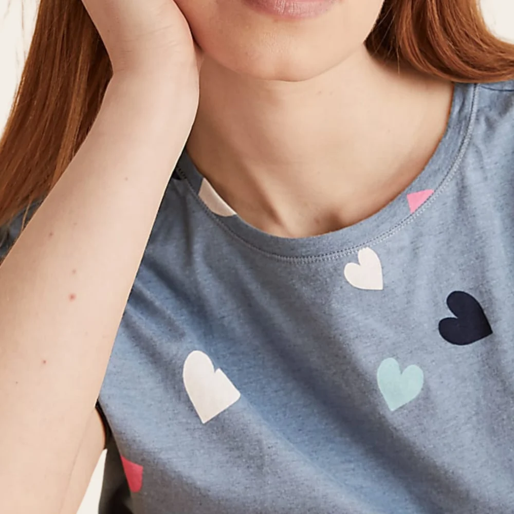 Powder Blue Hearts Set