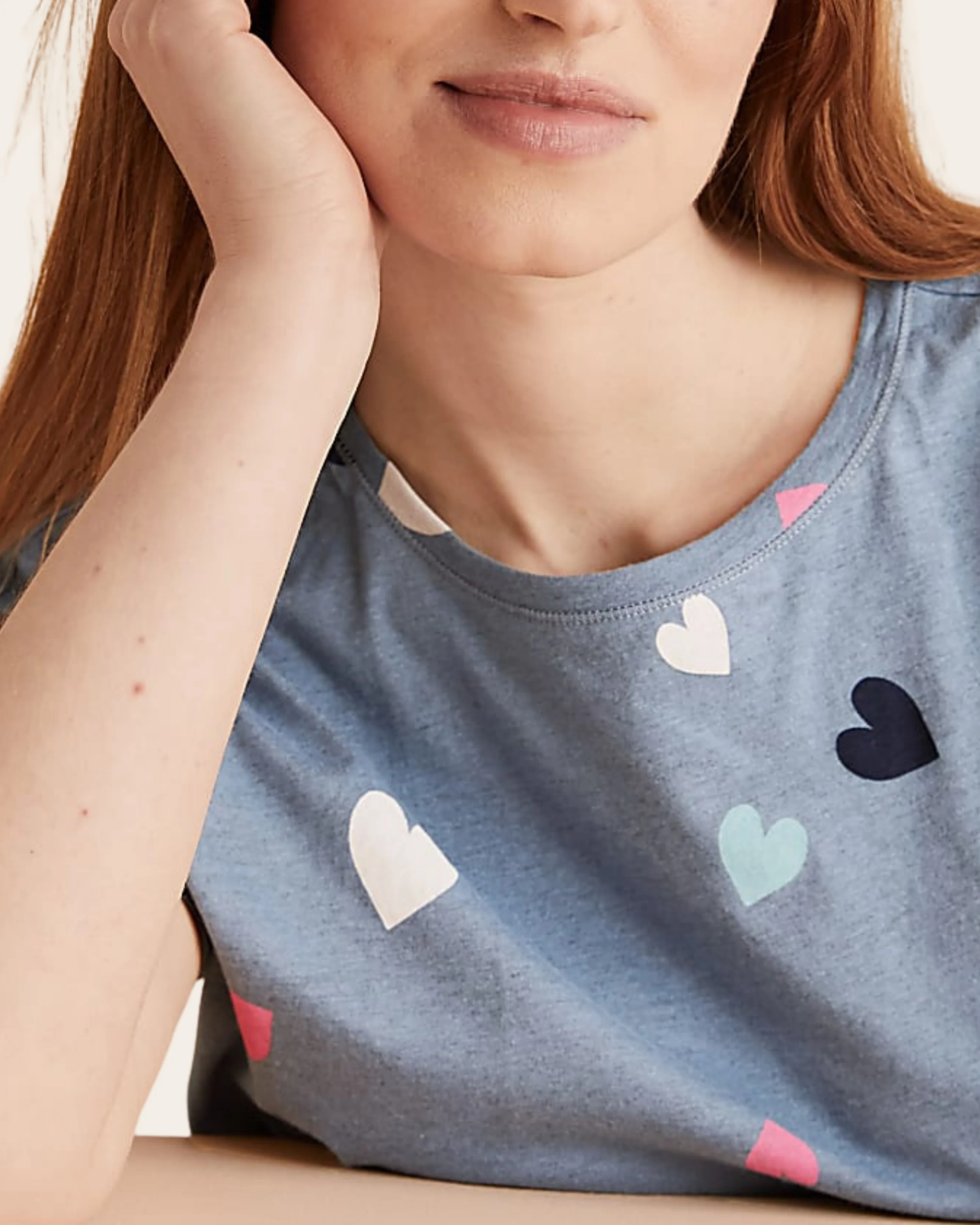 Powder Blue Hearts Set