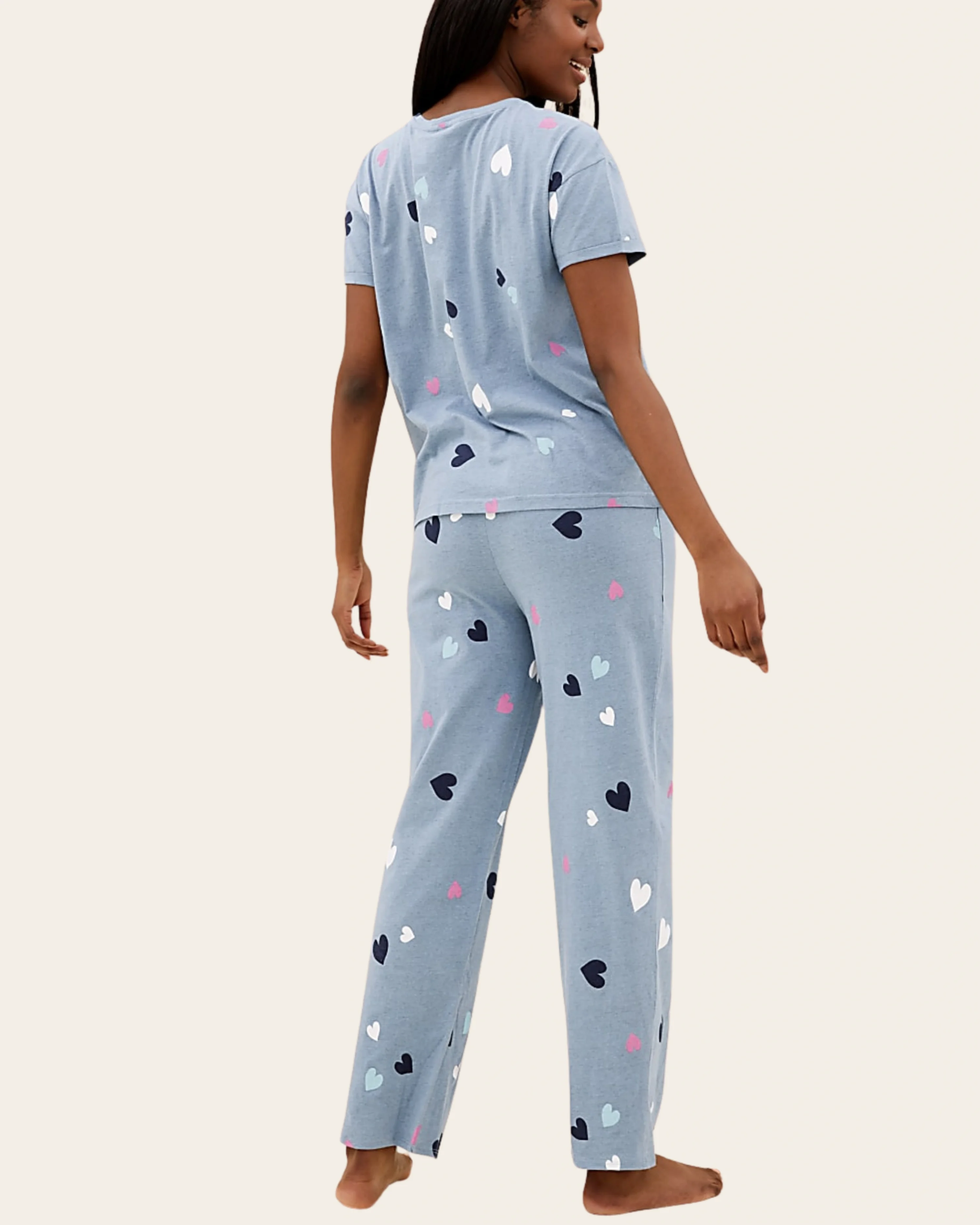 Powder Blue Hearts Set