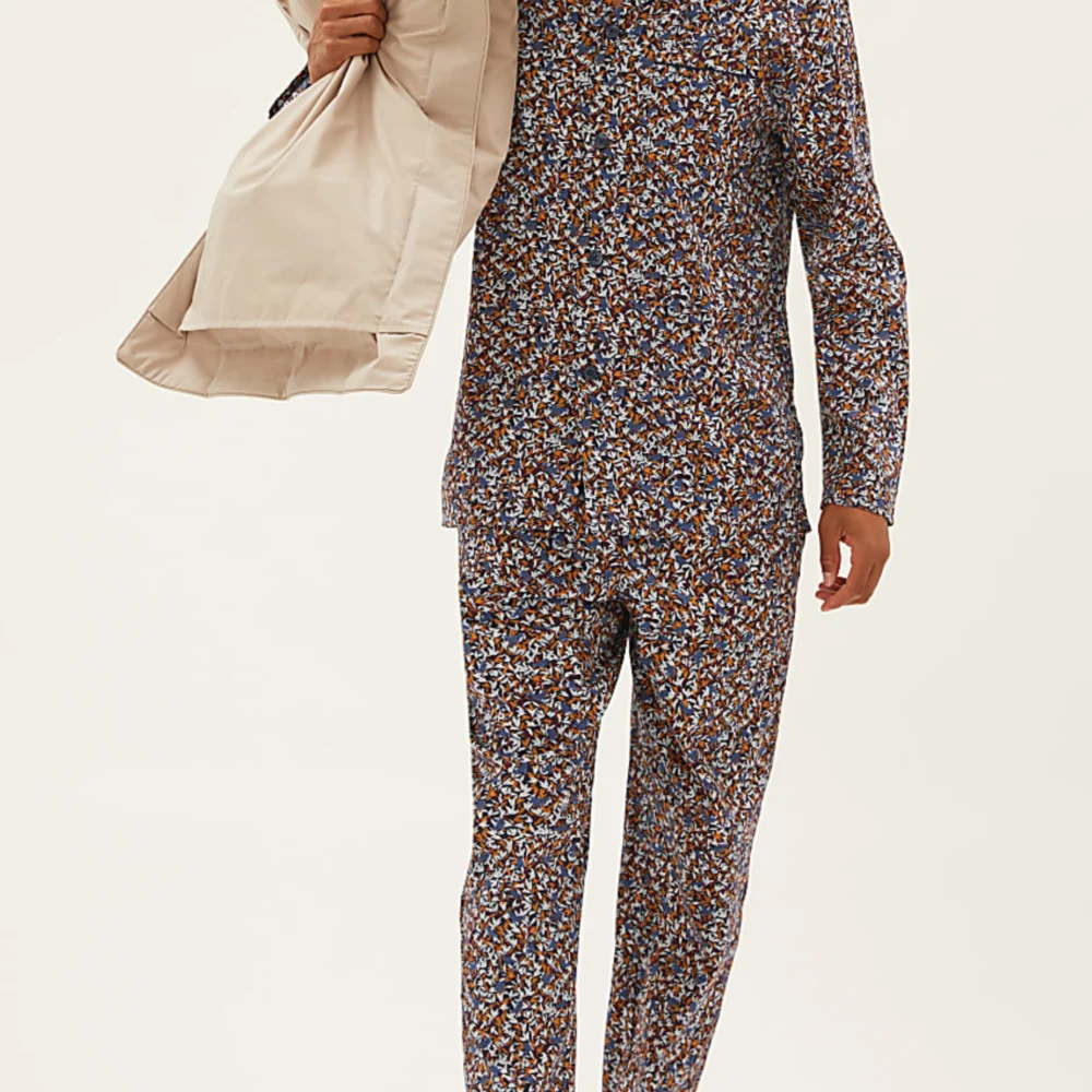 Autumn Mosaic Buttoned Set