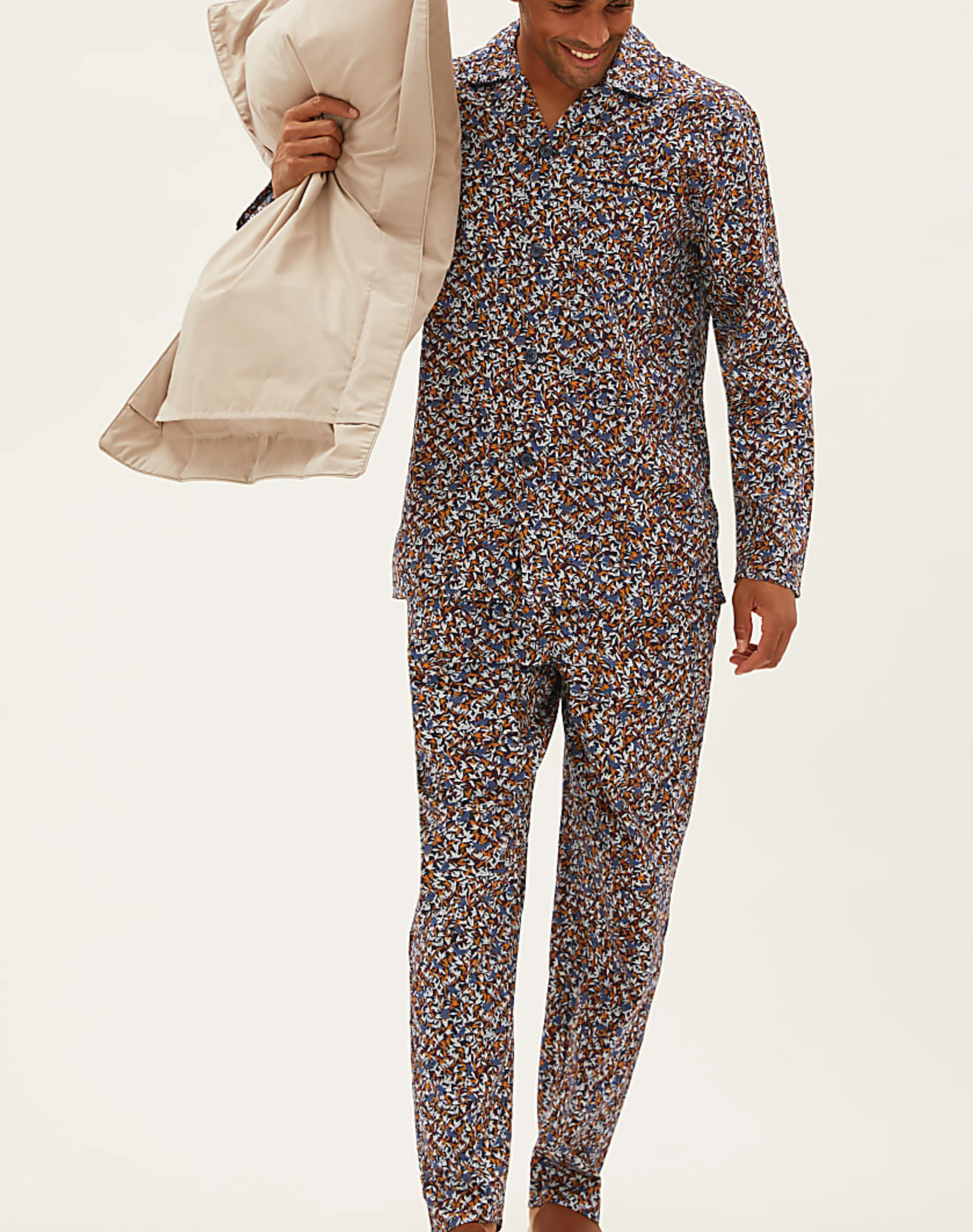 Autumn Mosaic Buttoned Set