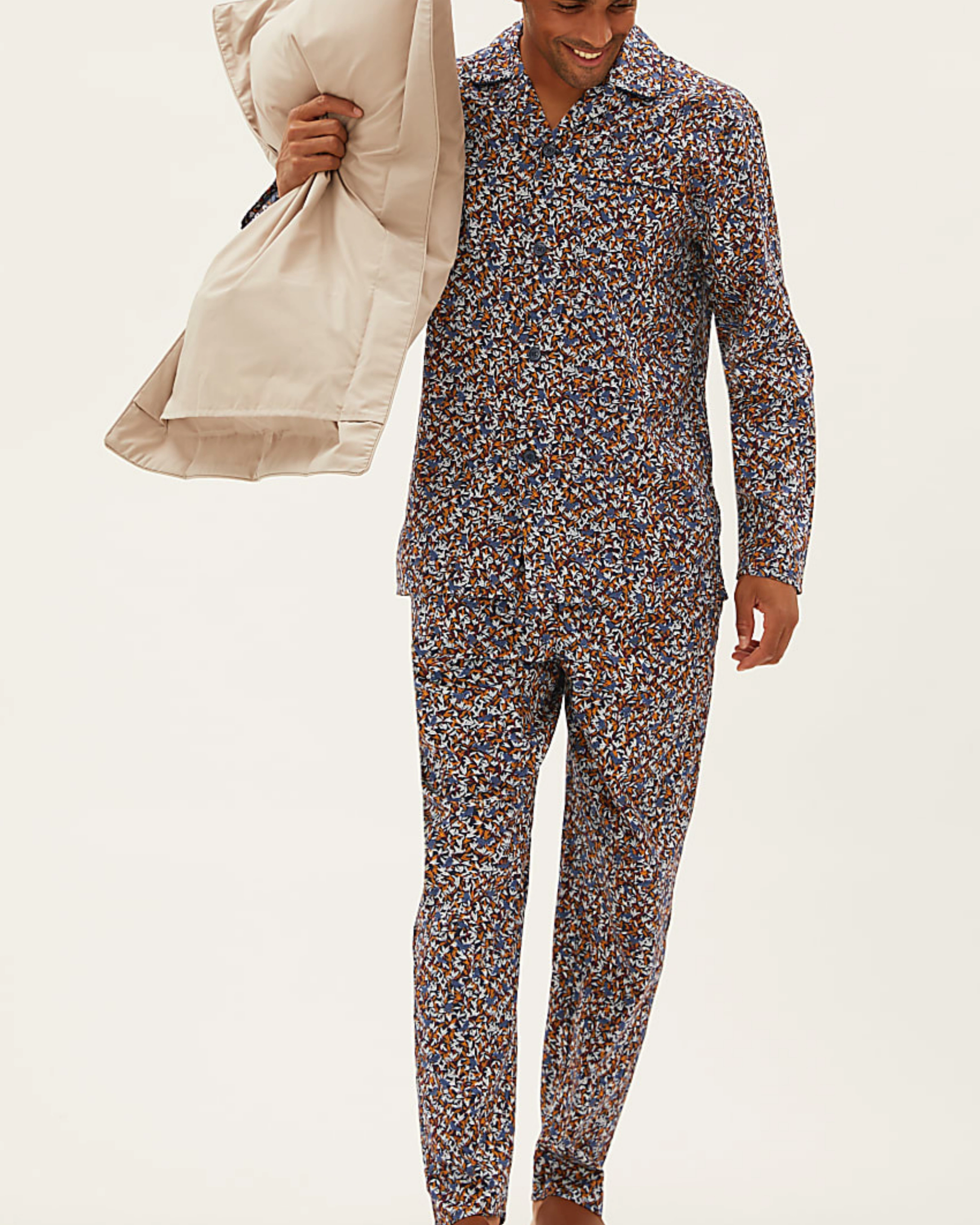 Autumn Mosaic Buttoned Set