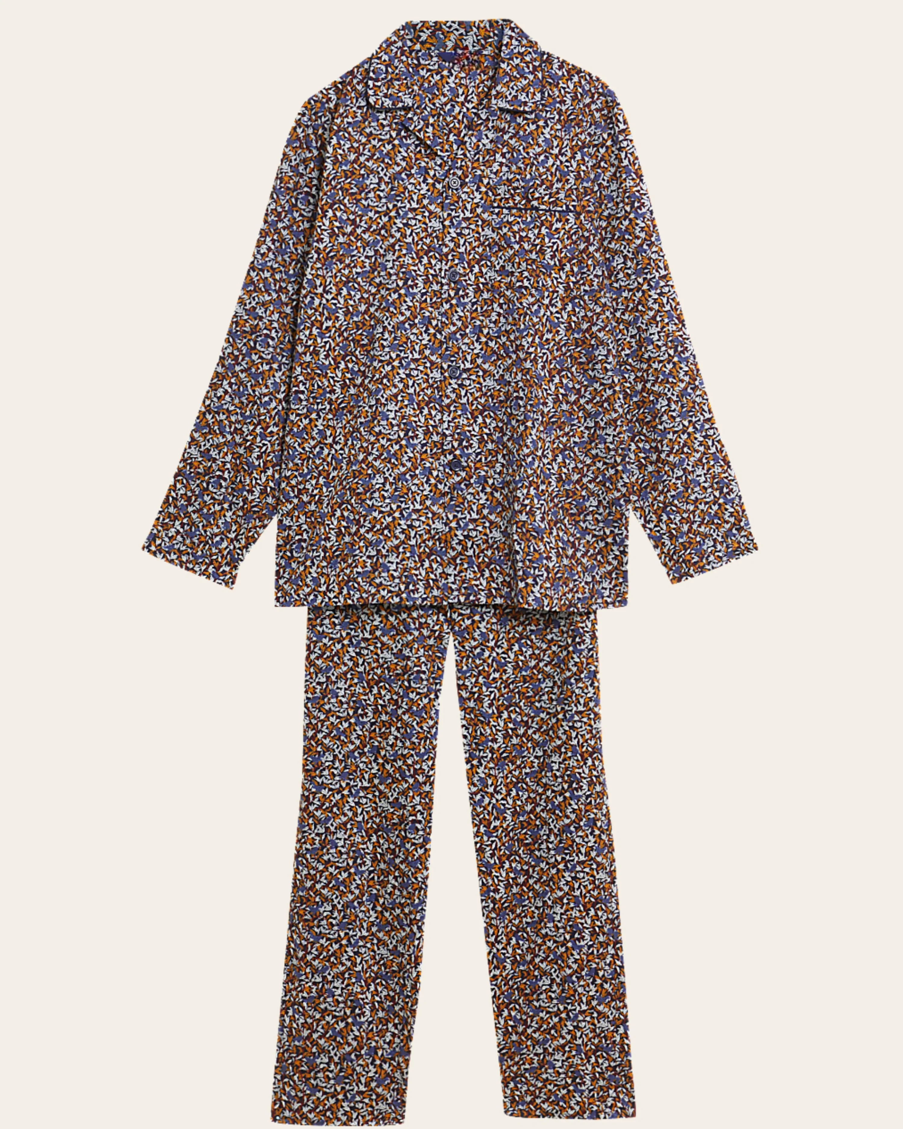 Autumn Mosaic Buttoned Set