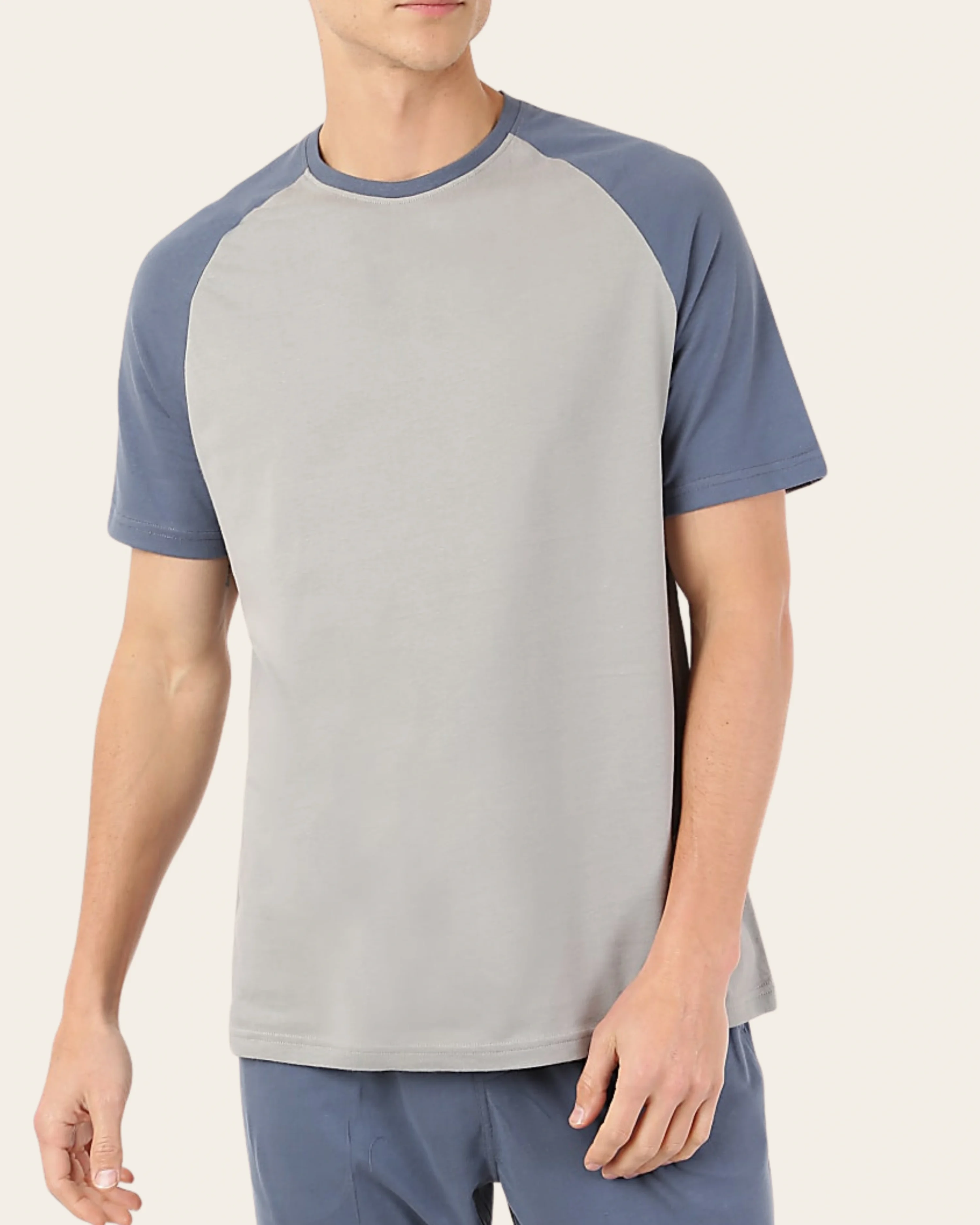 Steel Blue Contrast Pyjama Set