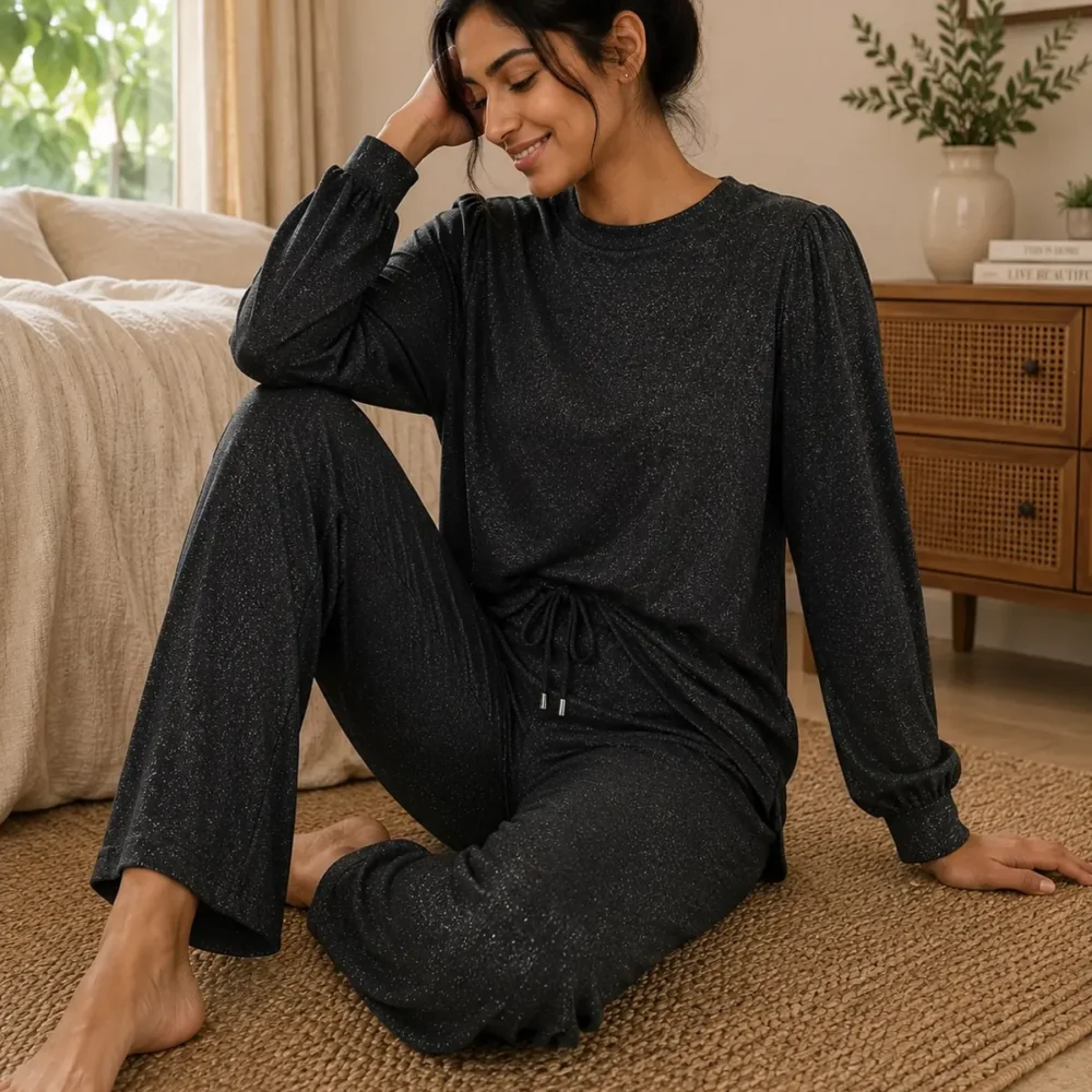 After-Party Shimmer Lounge Set
