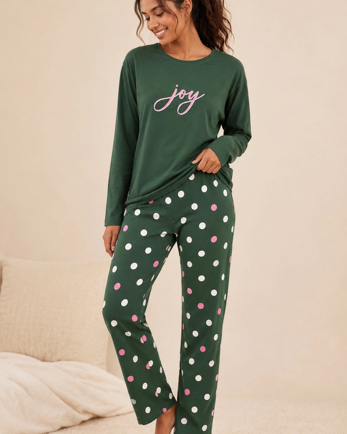 Joyful Polka Cozy Set