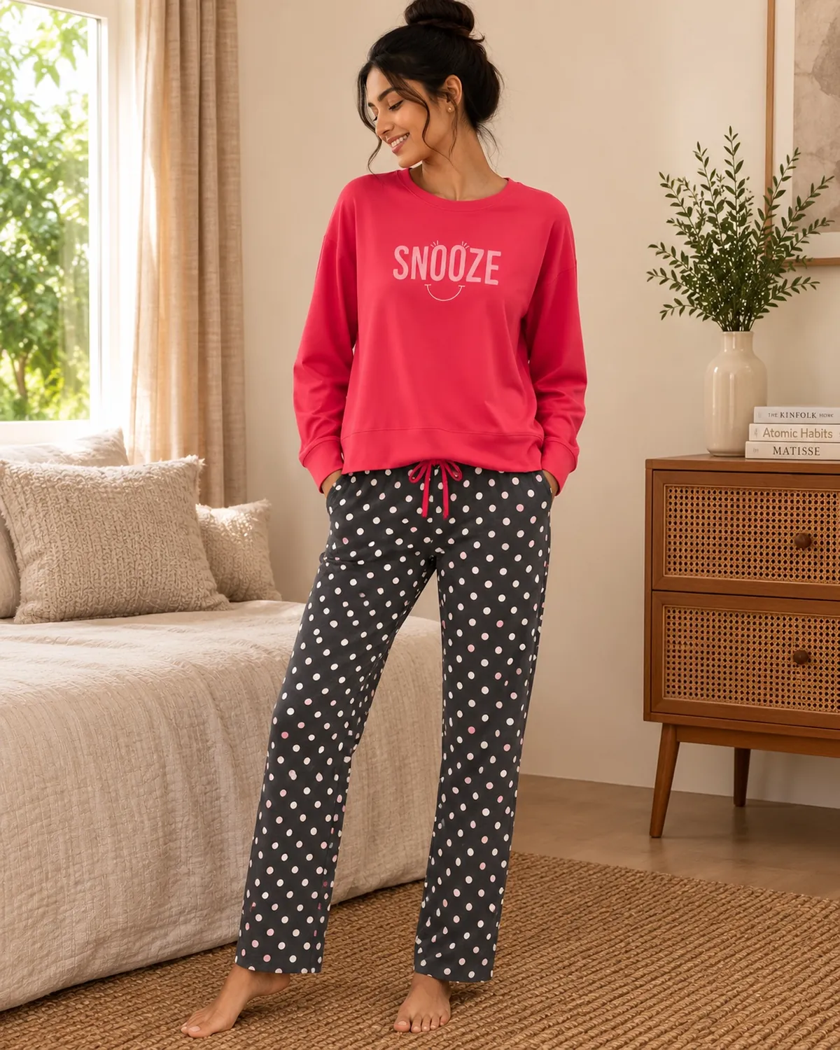 Pink Snooze Pajama Set