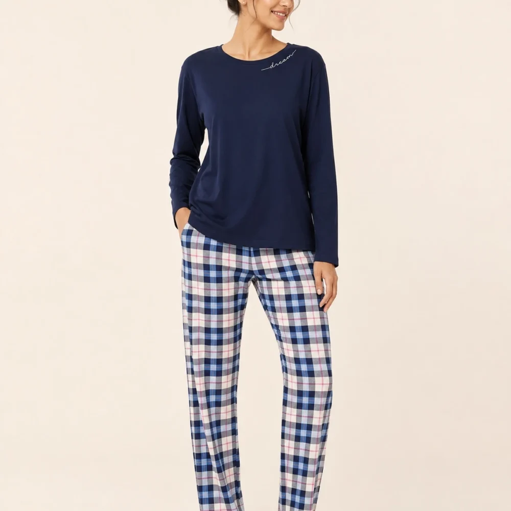 Navy Timeless Checks