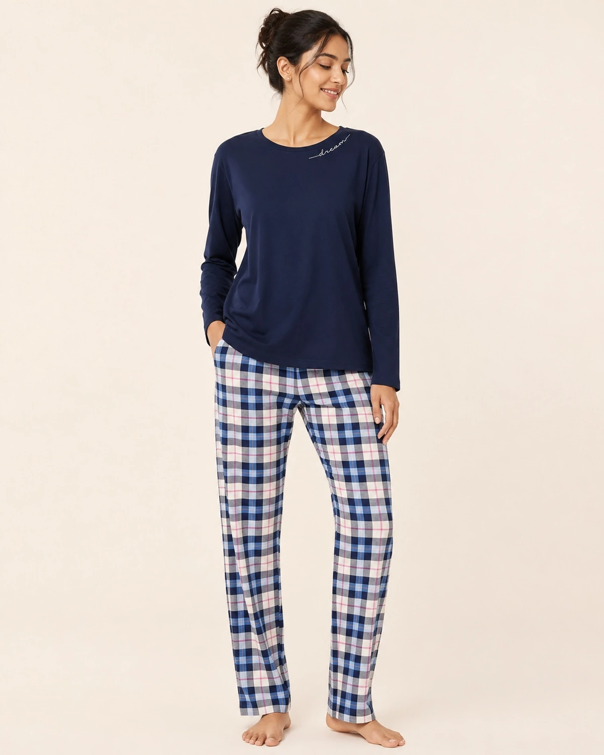 Navy Timeless Checks