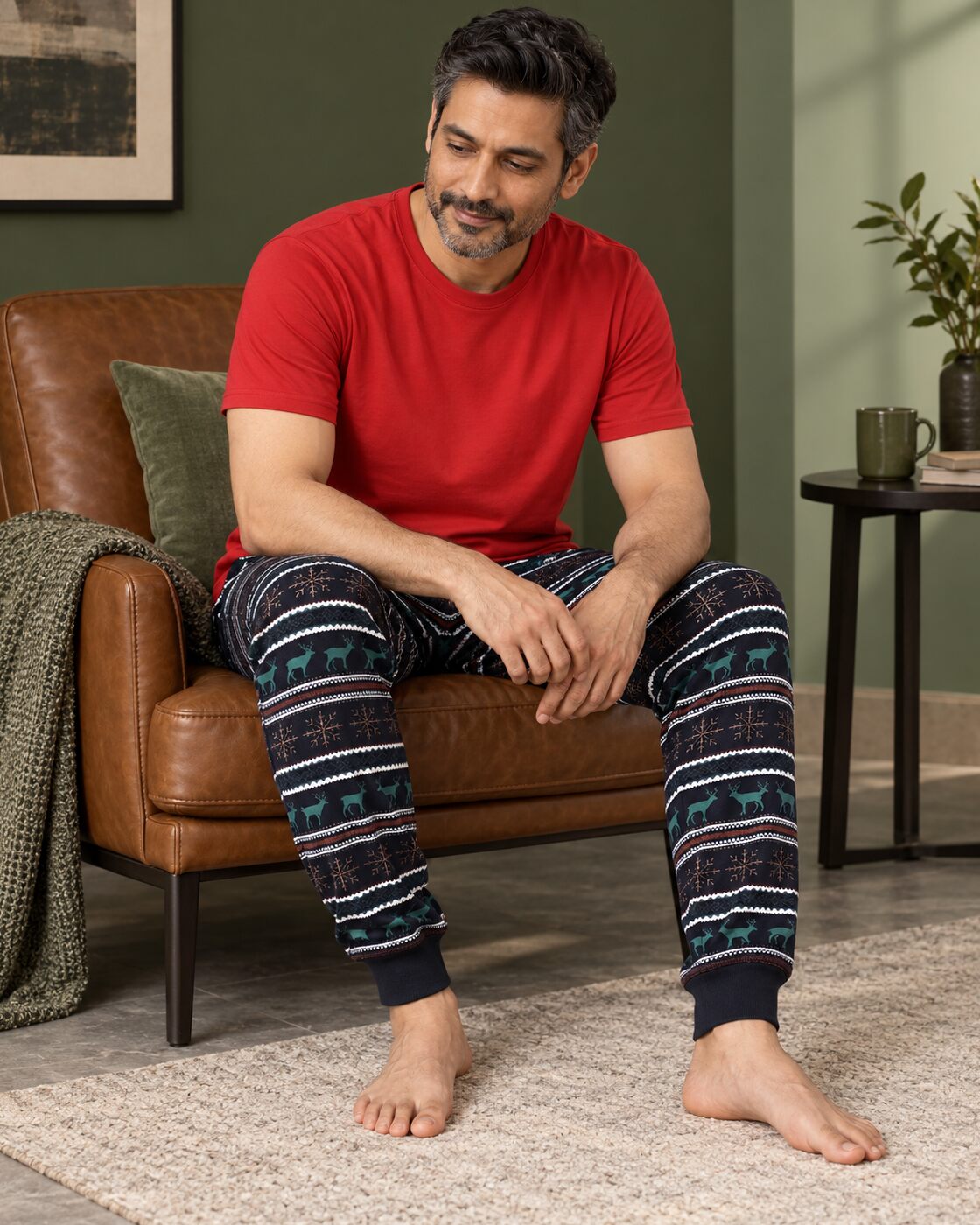 Crimson Nordic Lounge Set