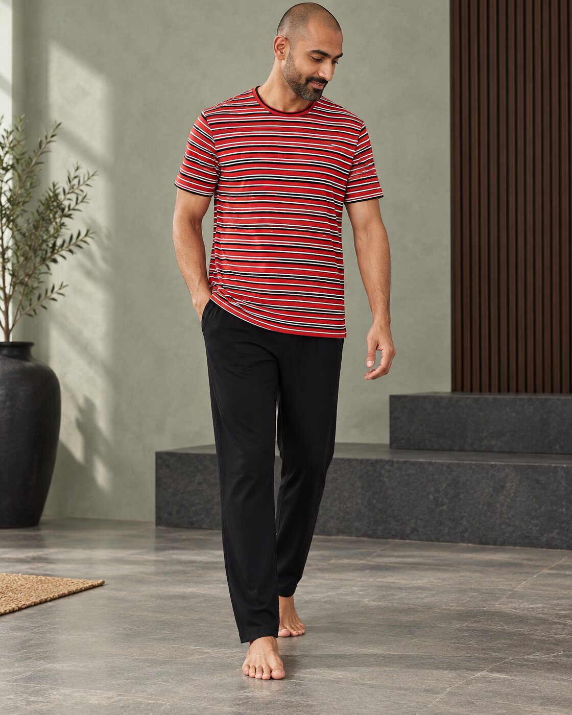 Redline Stripe Pyjama Set