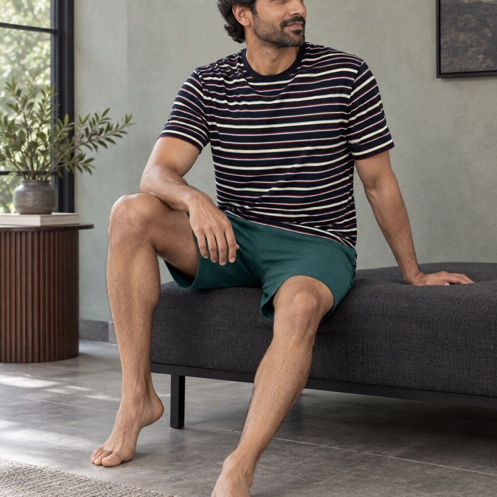 Forest Line Shorts Set