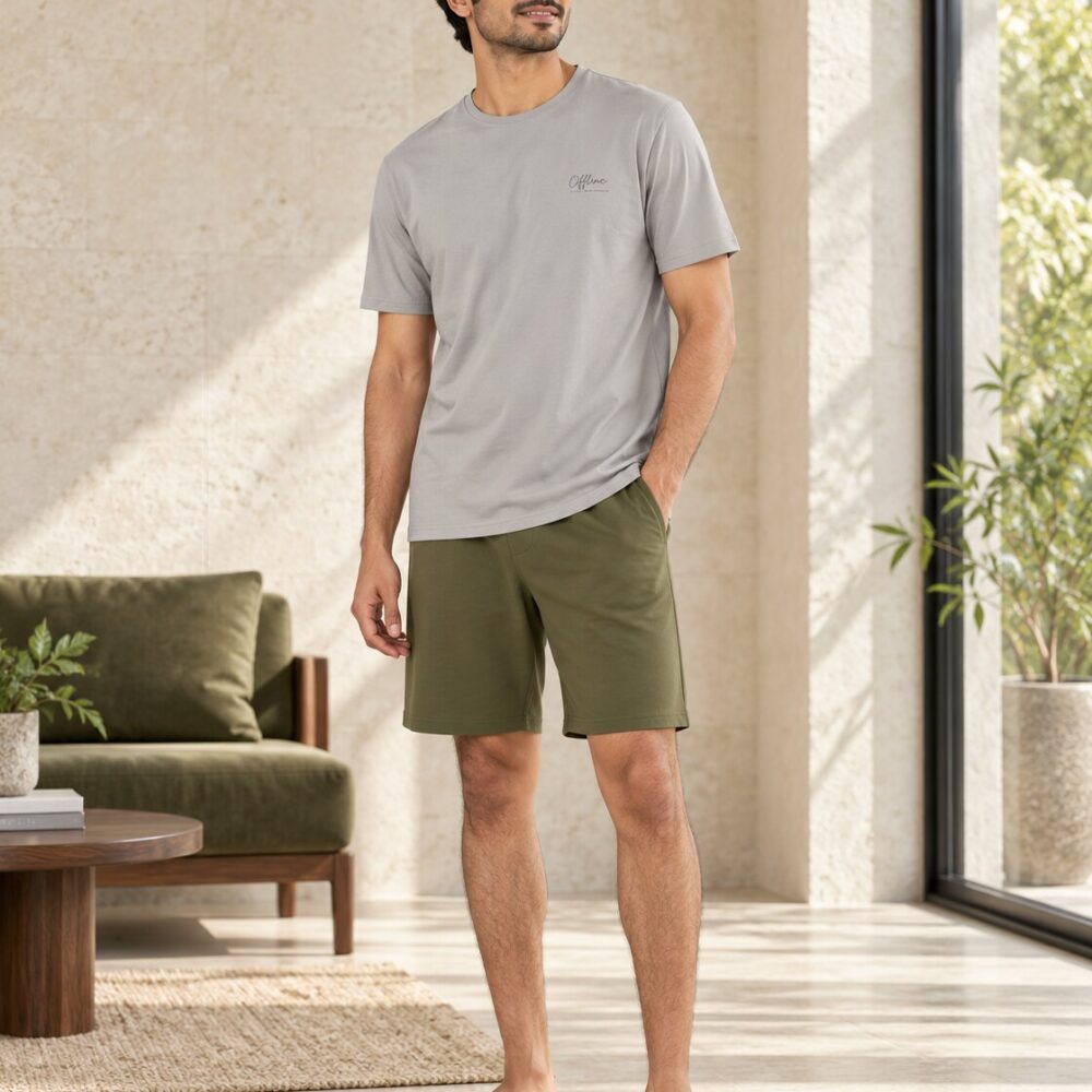 Offline Grey Short Set