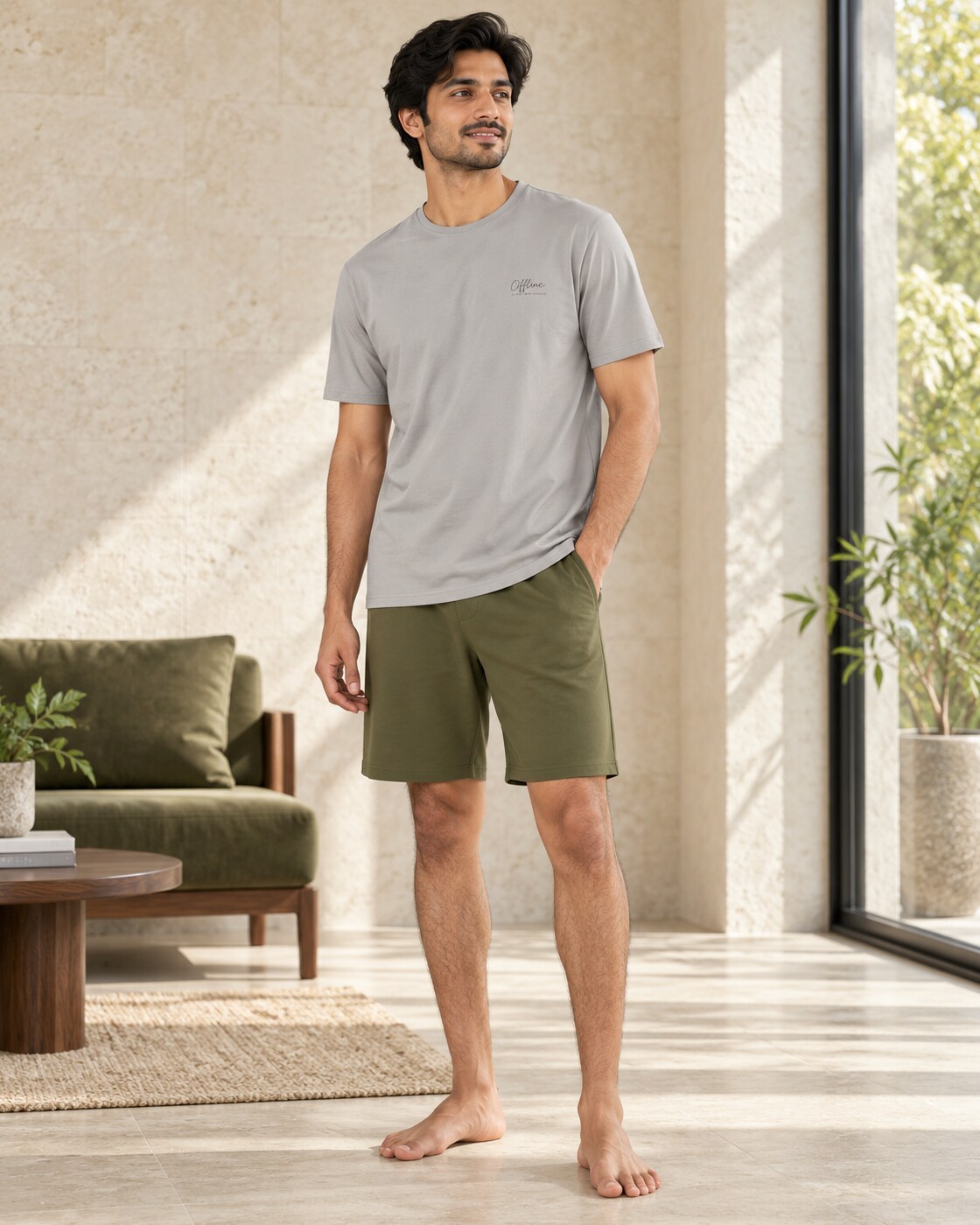 Offline Grey Short Set