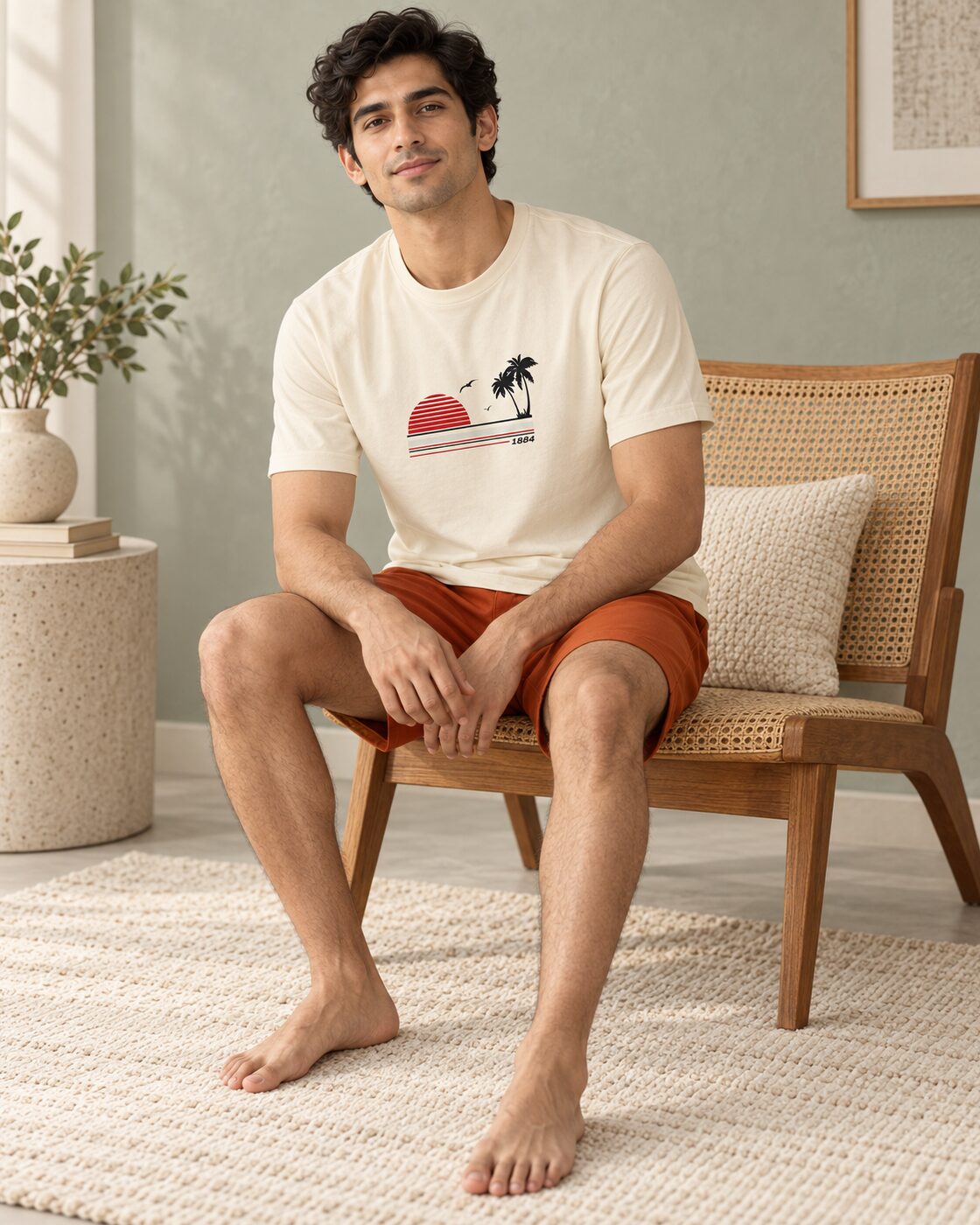 Sunset Palm Lounge Set