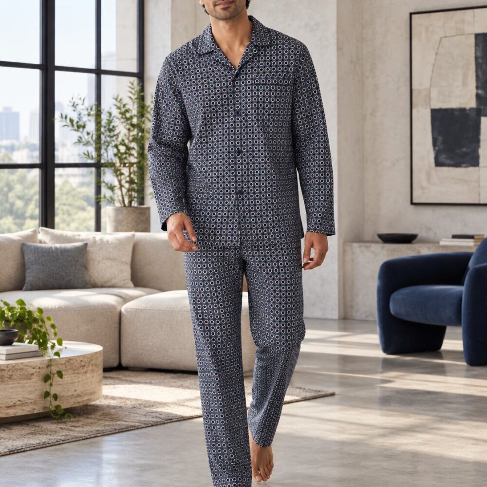 Slate Orbit Buttoned Set