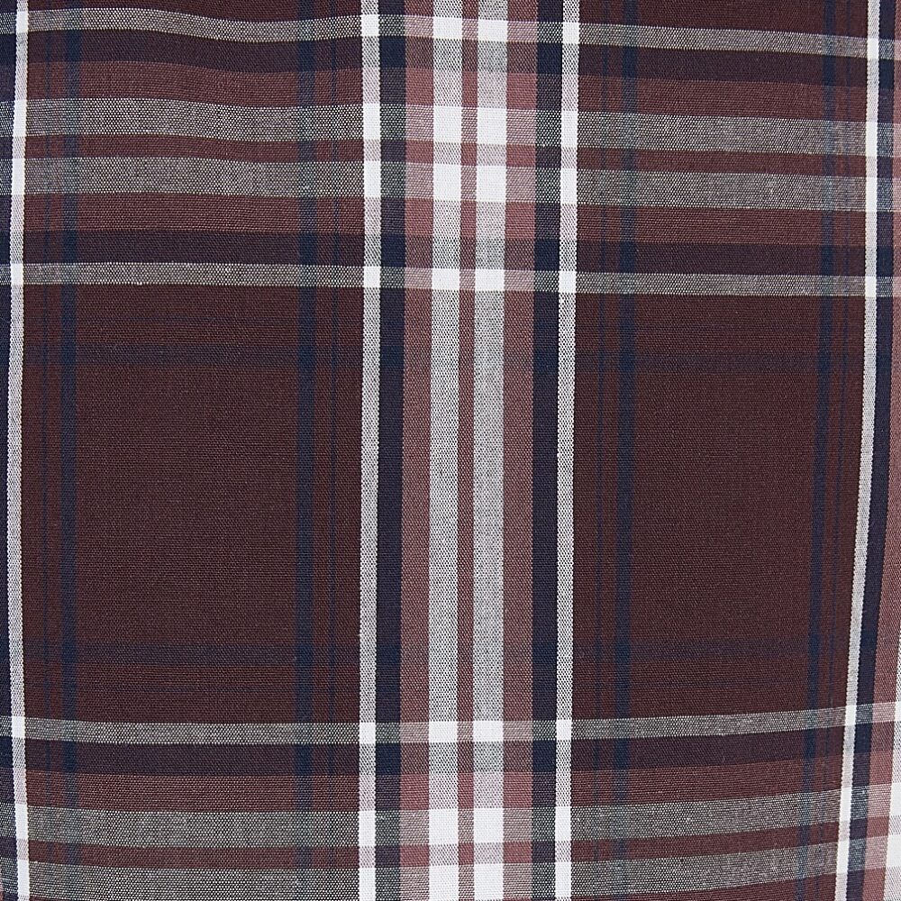 Burgundy Check Lounge Set